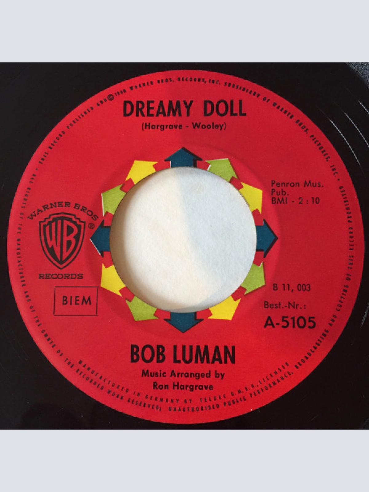 Vinyl / Bob Luman / Bob Luman With The Big Sound Of Don Ralke* - Dreamy Doll / Buttercup