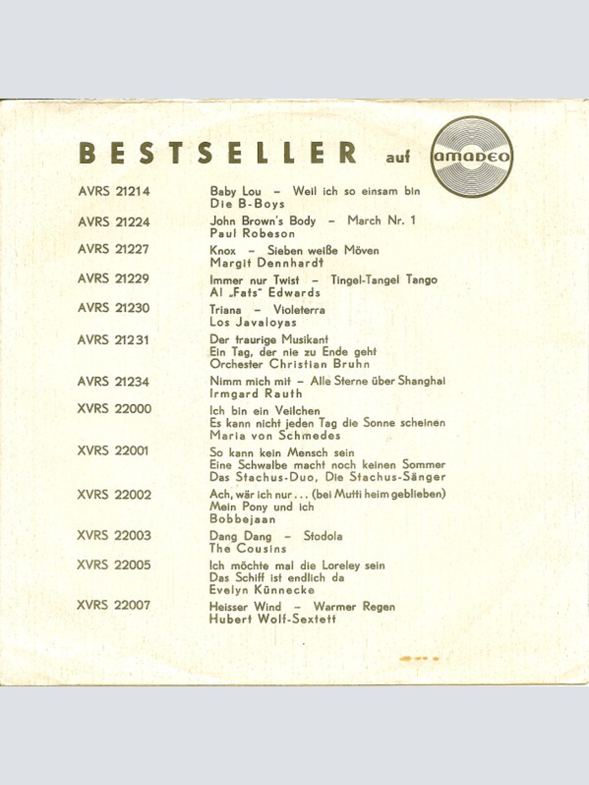 Vinyl / Evelyn Künneke - Ich Mache Mir 'Nen Schlitz In's Kleid / Die Männer Sind So Knapp