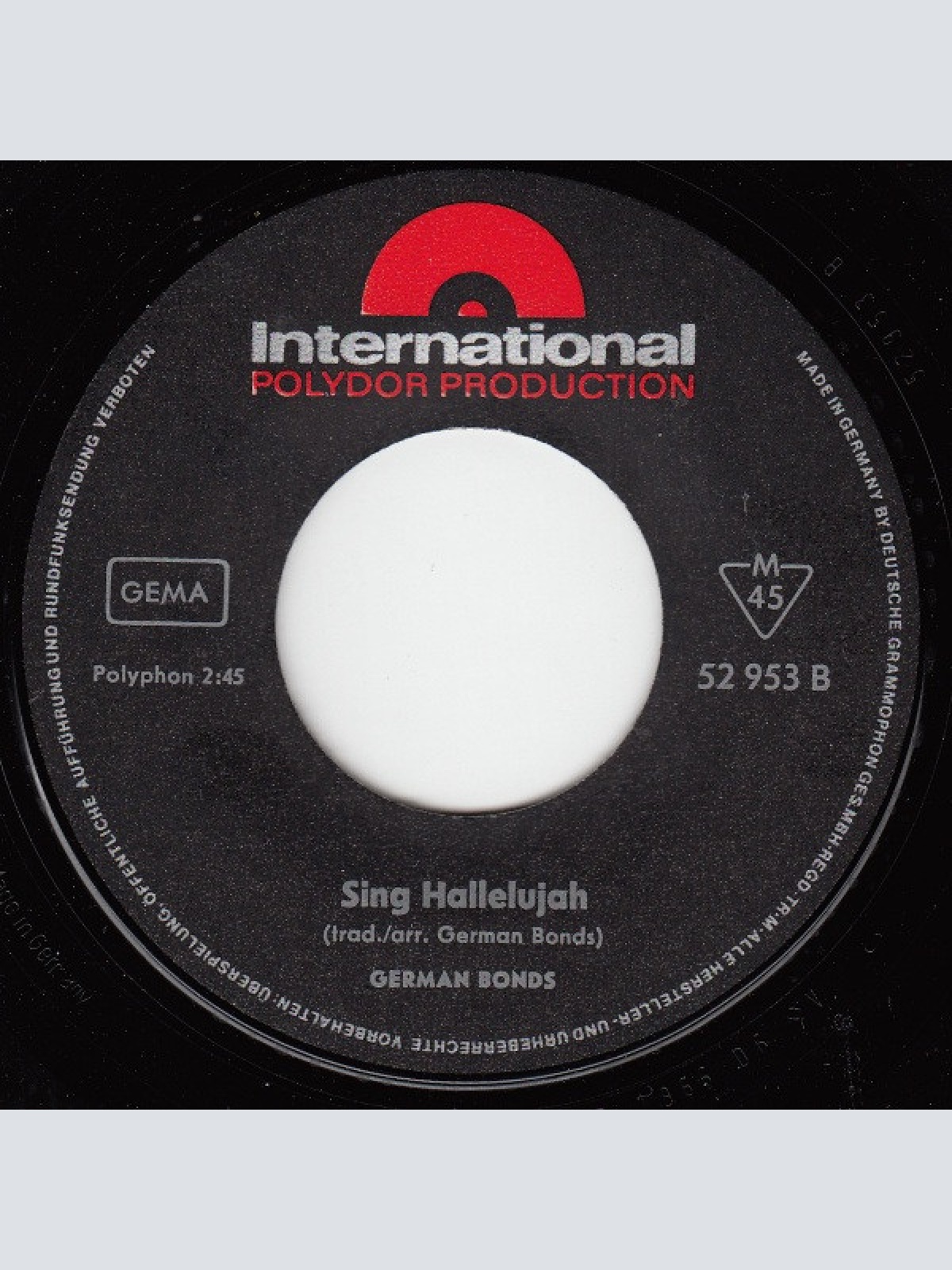 Vinyl / German Bonds* - We Are Out Of Sight