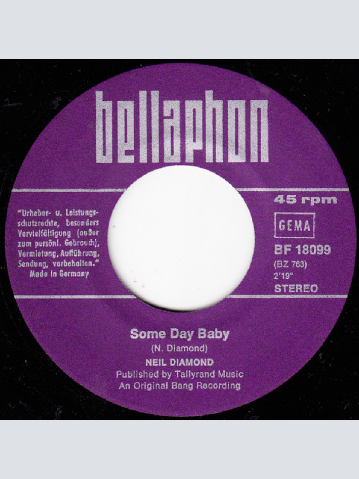 Vinyl / Neil Diamond - Some Day Baby