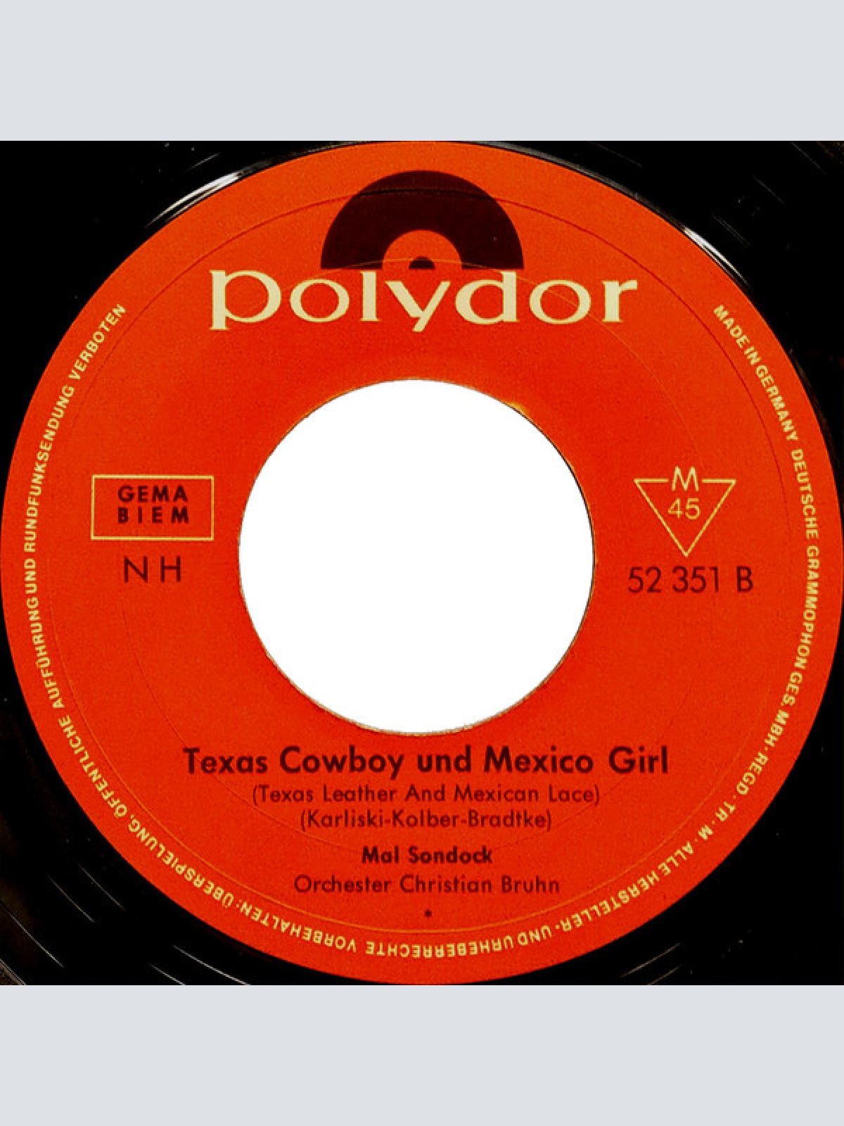 Vinyl / Mal Sondock - Das Mädchen Mit Dem Traurigen Blick