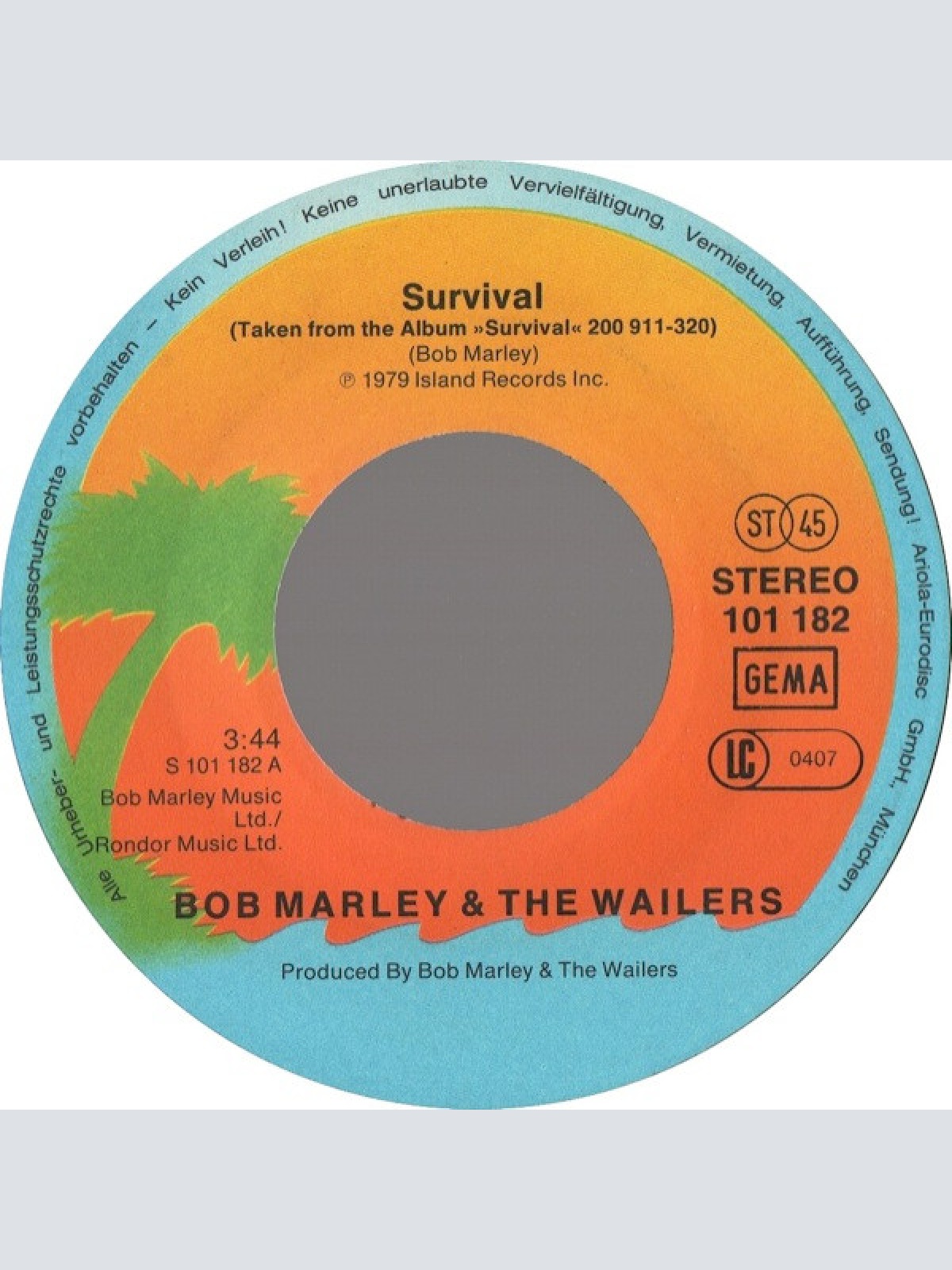 Vinyl / Bob Marley & The Wailers - Survival