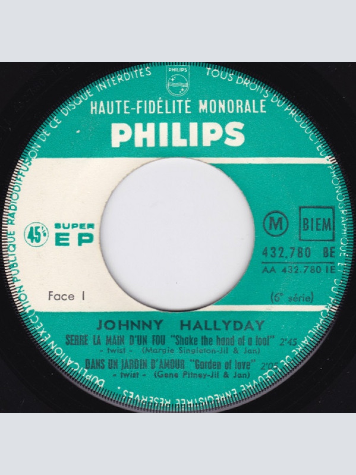 Vinyl / Johnny Hallyday - Serre La Main D'un Fou