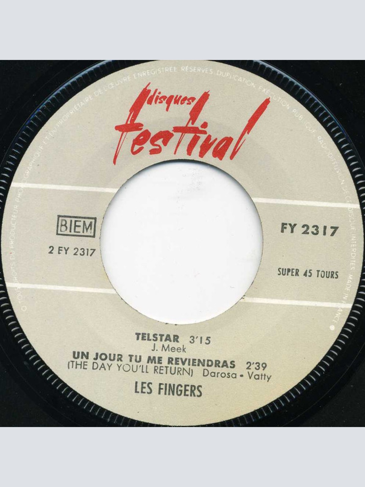 Vinyl / Les Fingers - Telstar