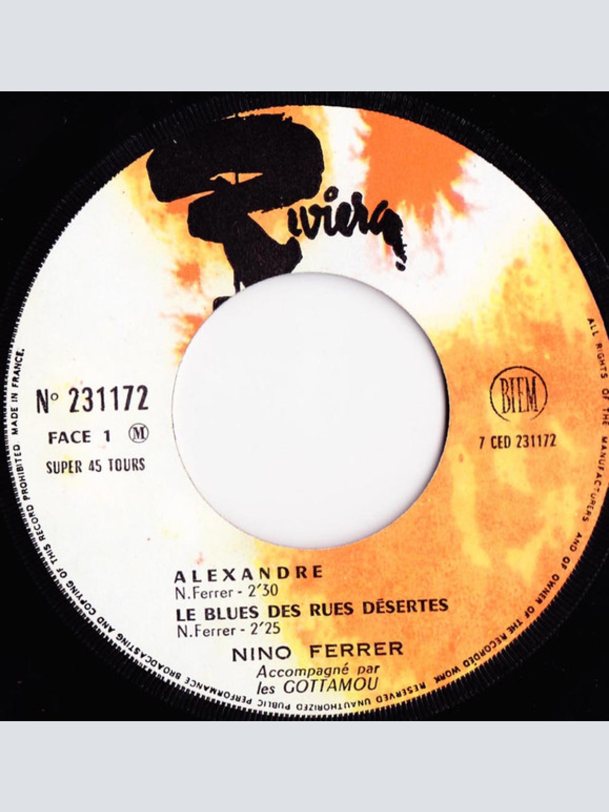 Vinyl / Nino Ferrer - Alexandre