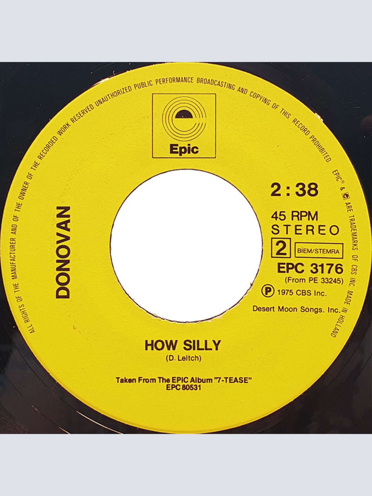 Vinyl / Donovan - Rock And Roll Souljer