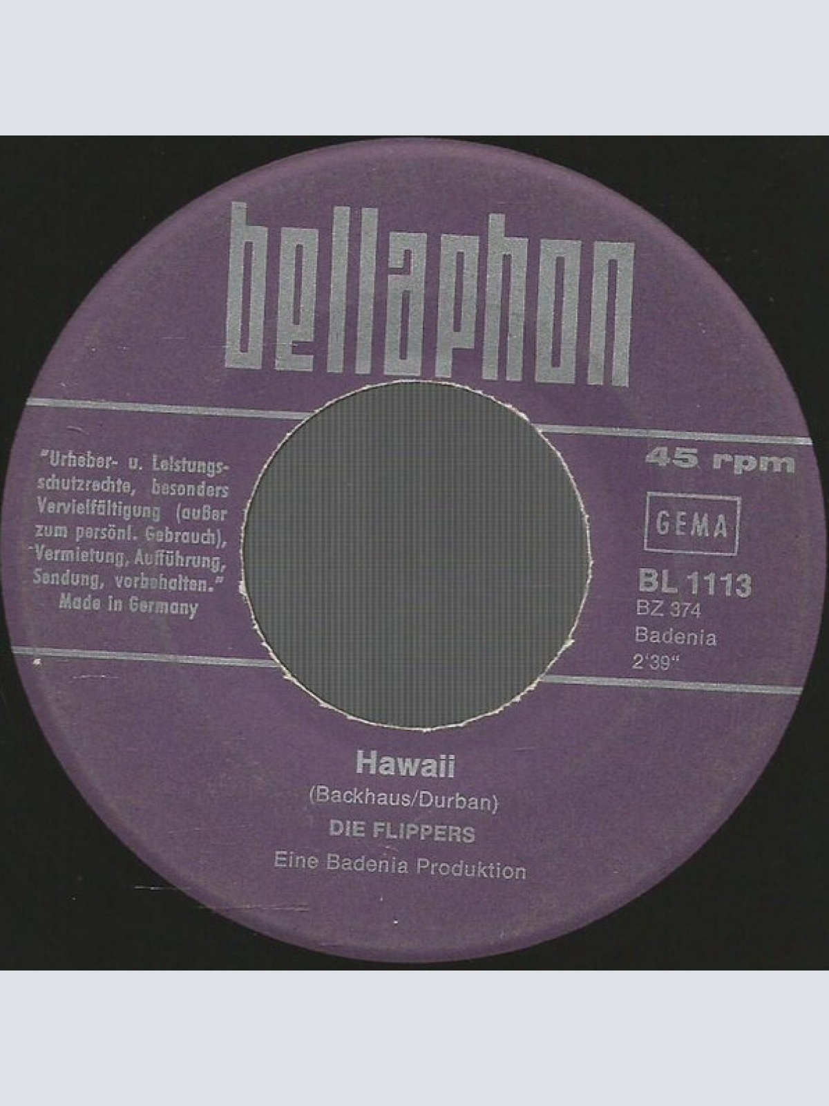 Vinyl / Die Flippers - Nur Mit Dir Allein