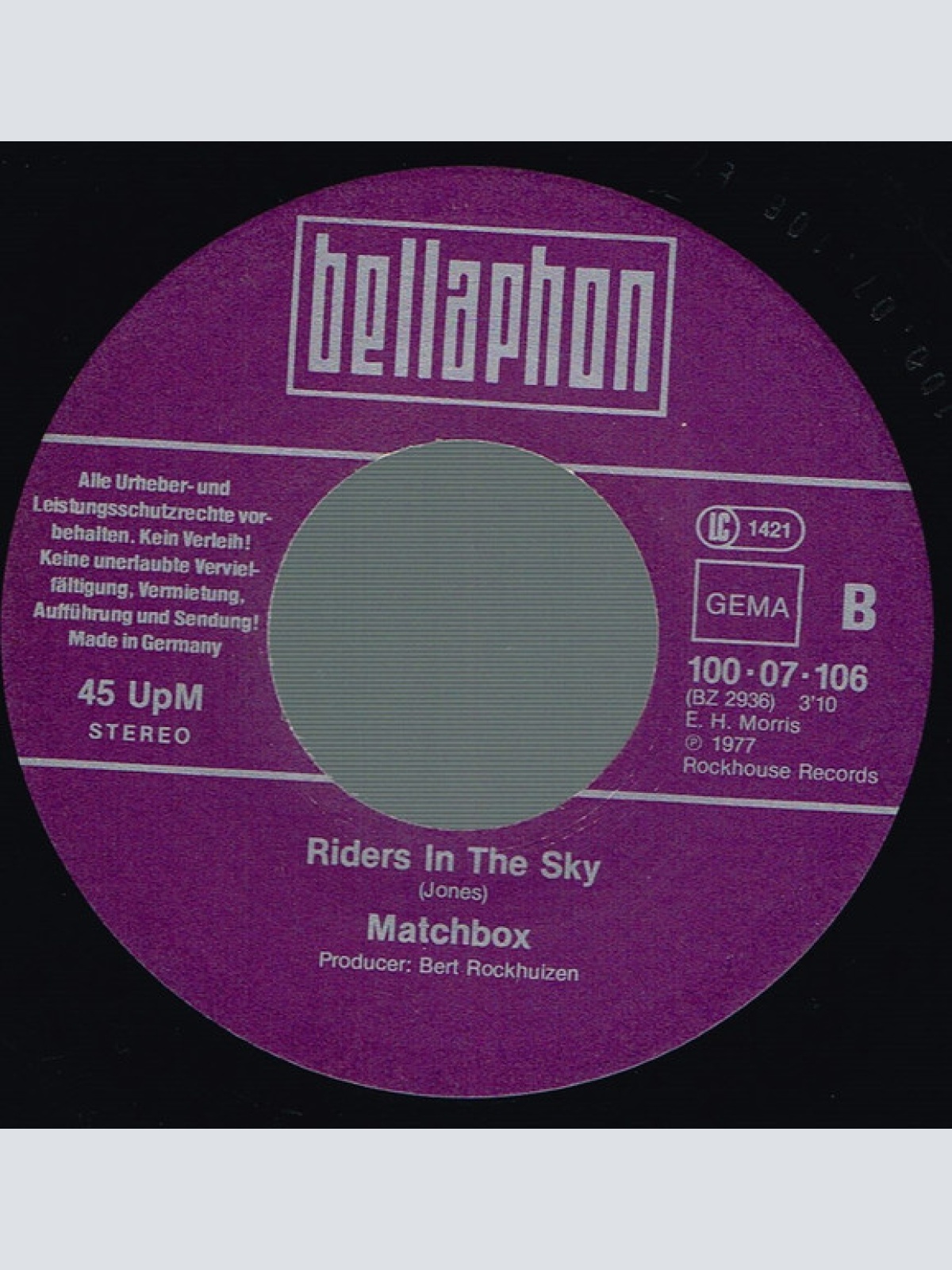 Vinyl / Matchbox (3) - Only Wanna Rock