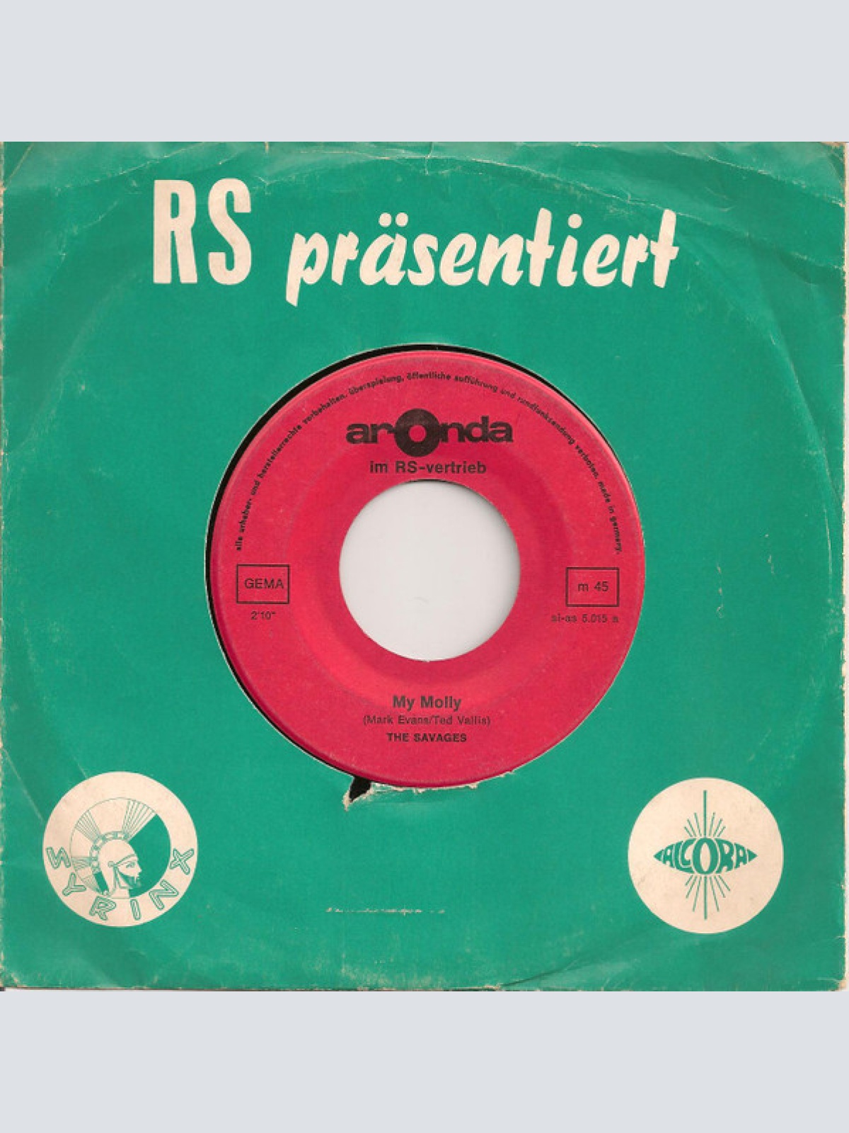 Vinyl / The Savages (4) - My Molly