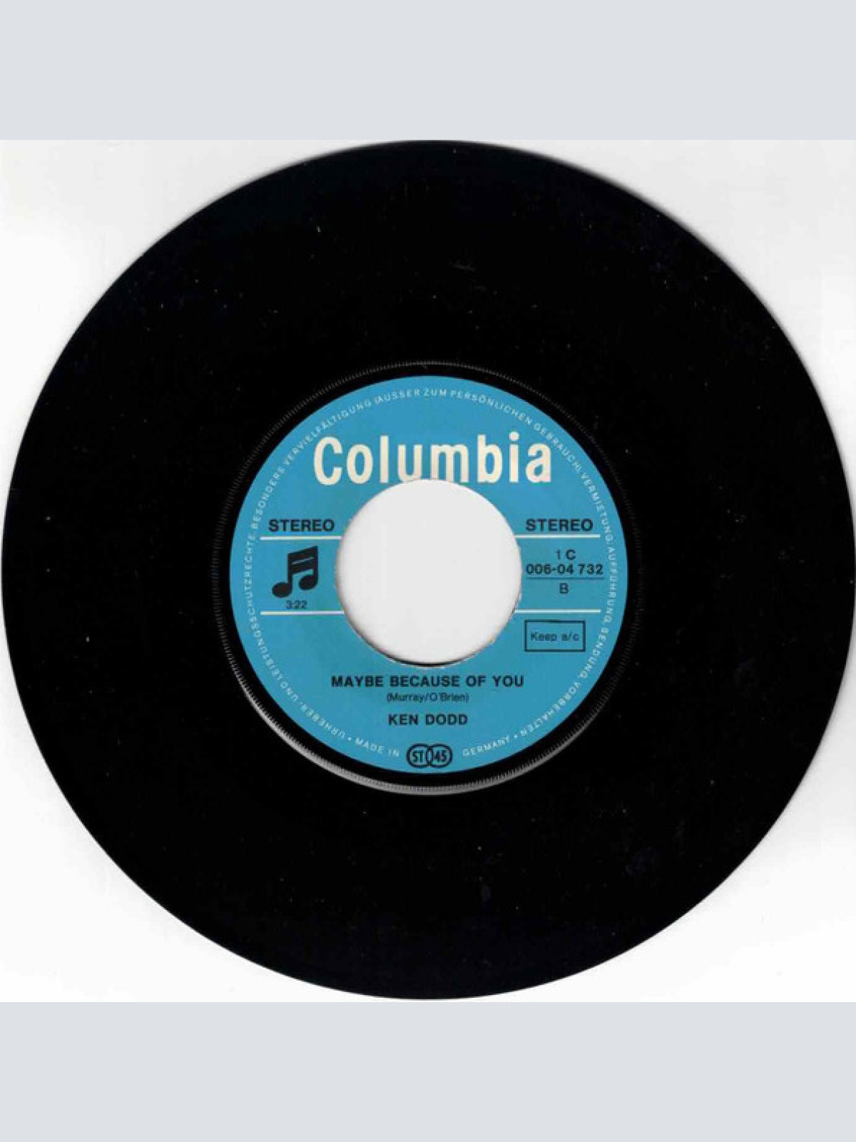 Vinyl / Ken Dodd -  Brokenhearted