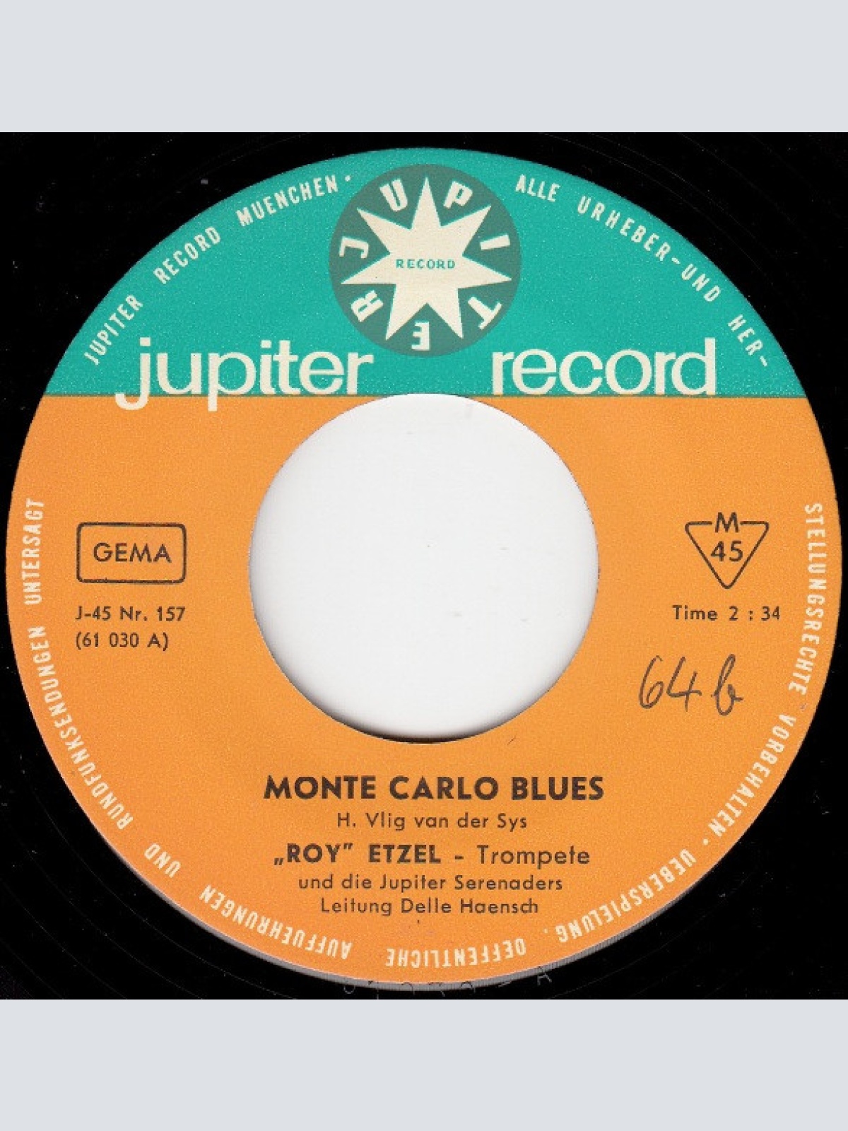 Vinyl / Roy Etzel Und  Die Jupiter Serenaders - Jungle Concerto