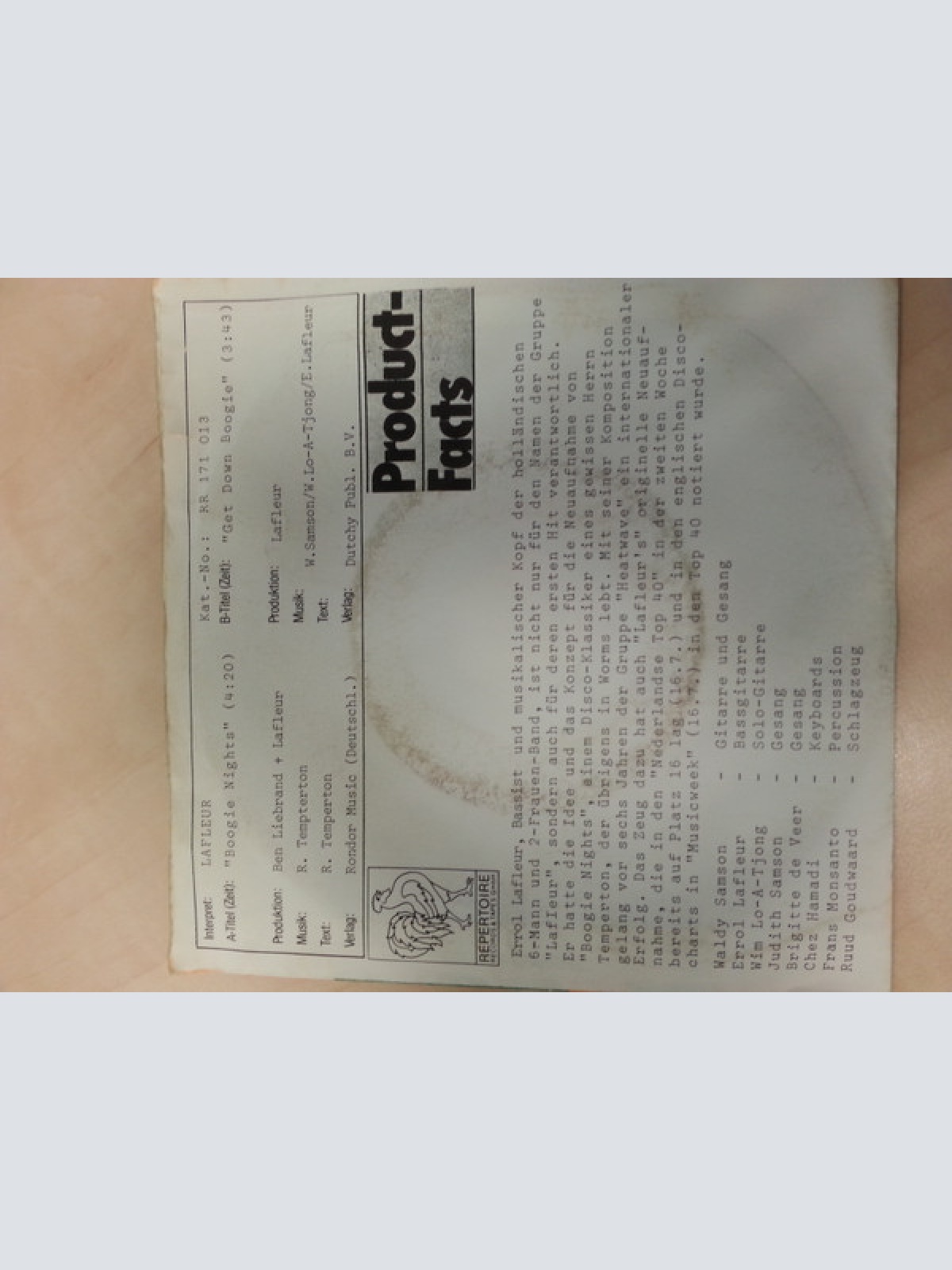 Vinyl / Lafleur - Boogie Nights (Special Remix)