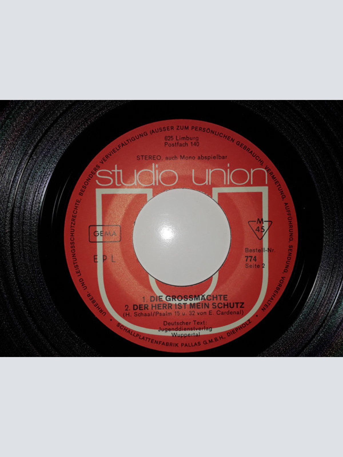 Vinyl / Herbert Schaal - Stimme Der Stummen - Camilo Torres, Ernesto Cardenal, 3 Protestsongs