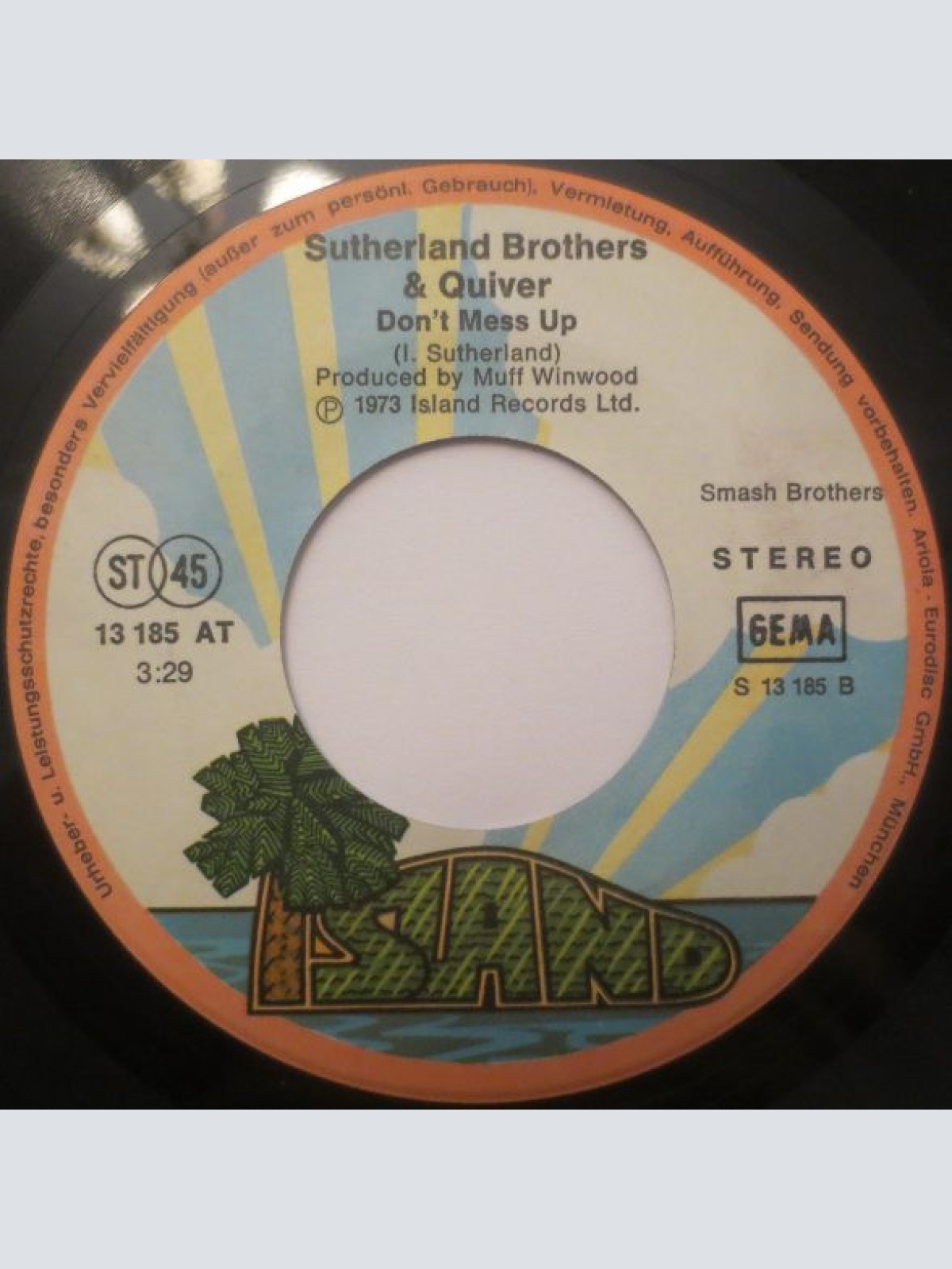 Vinyl / Sutherland Brothers And Quiver - Dream Kid / Don't Mess Up