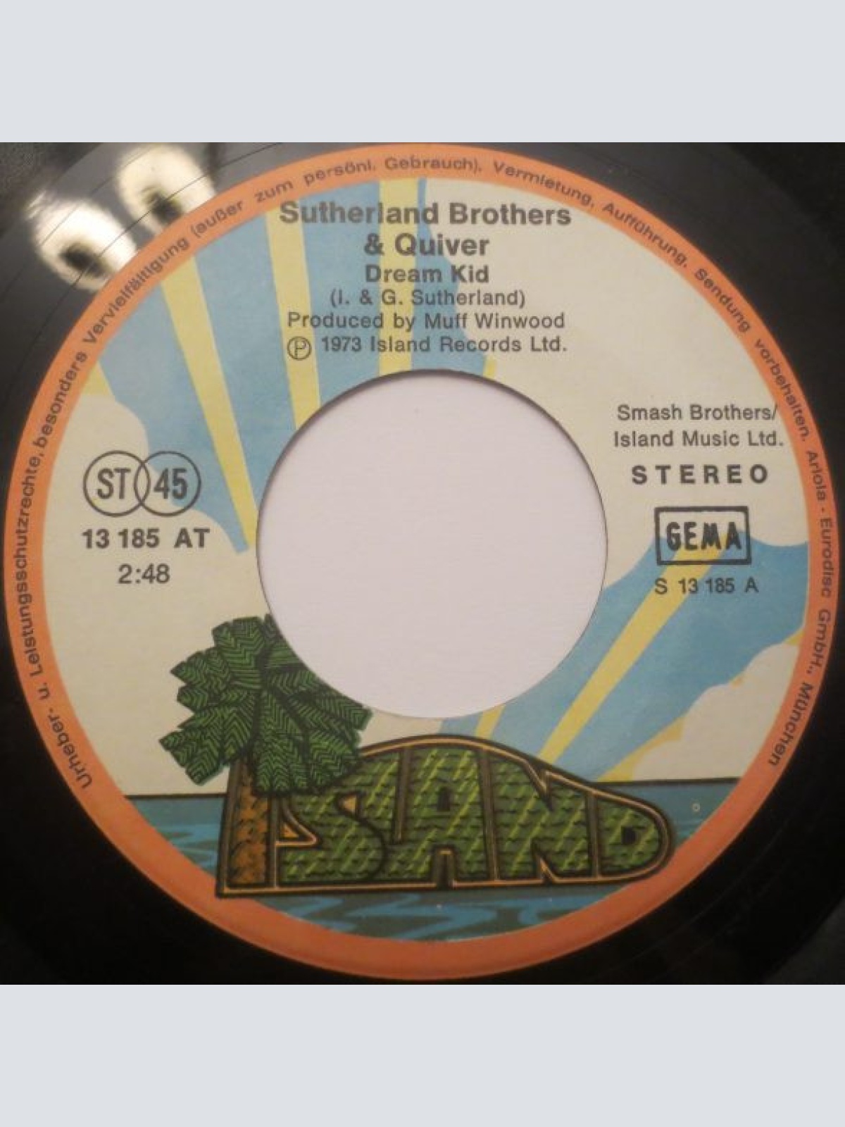 Vinyl / Sutherland Brothers And Quiver - Dream Kid / Don't Mess Up