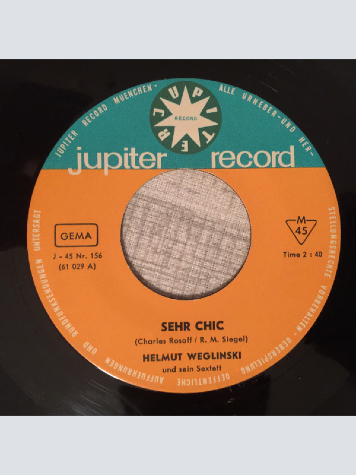 Vinyl / Helmut Weglinski Und Sein Sextett* - Antik / Sehr Chic (Trés Chic)