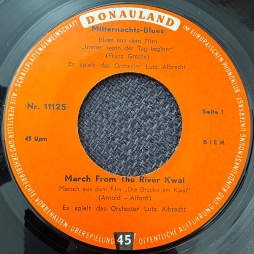 Vinyl / Das Orchester Lutz Albrecht, Orchester Karl Kowarik - Mitternachts-Blues / March From The River Kwai / Rock ‚n‘ Roll-Party