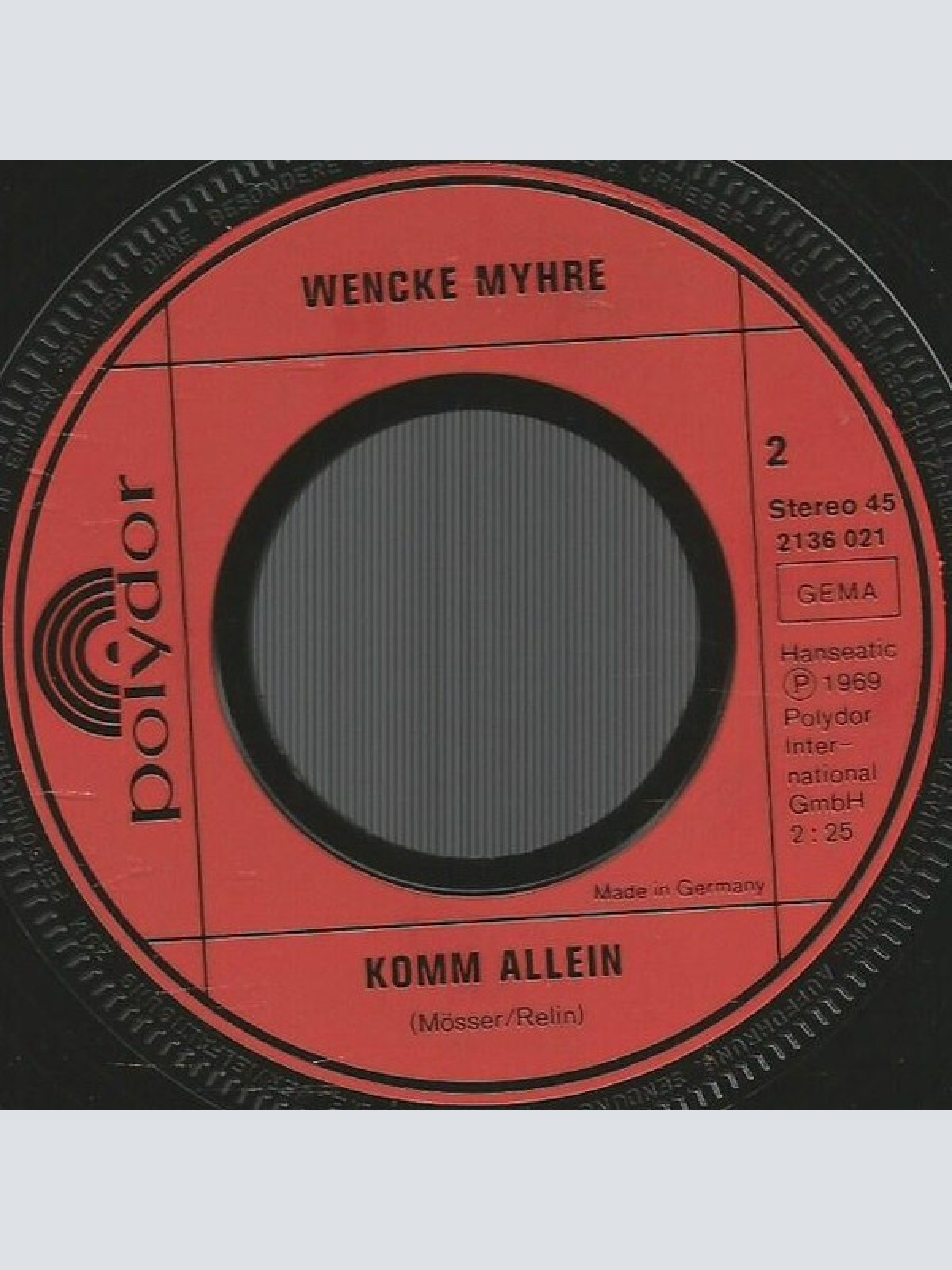 Vinyl / Wencke Myhre - Die Grossen Vier Von Wencke Myhre