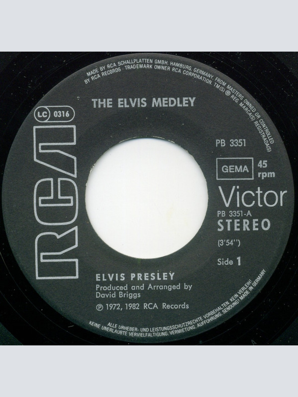 Vinyl / Elvis Presley - The Elvis Medley