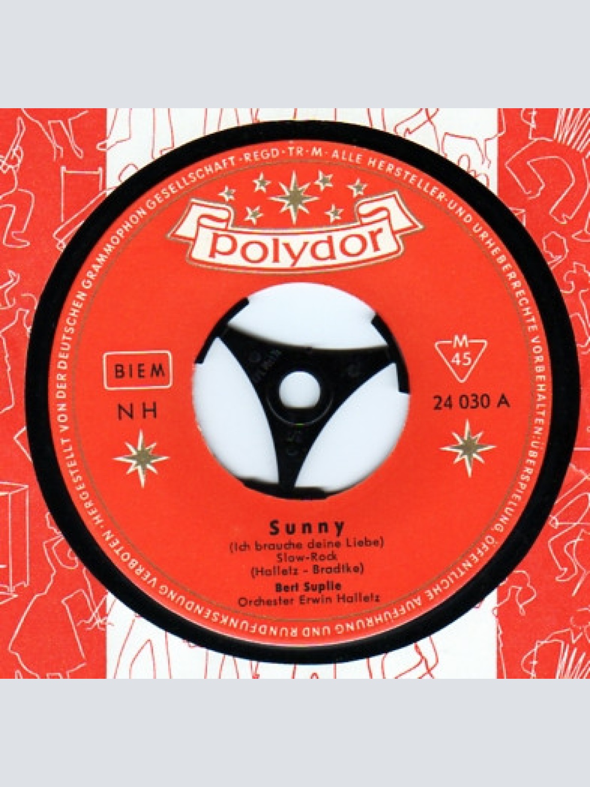 Vinyl / Bert Suplie - Sunny (Ich Brauche Deine Liebe)