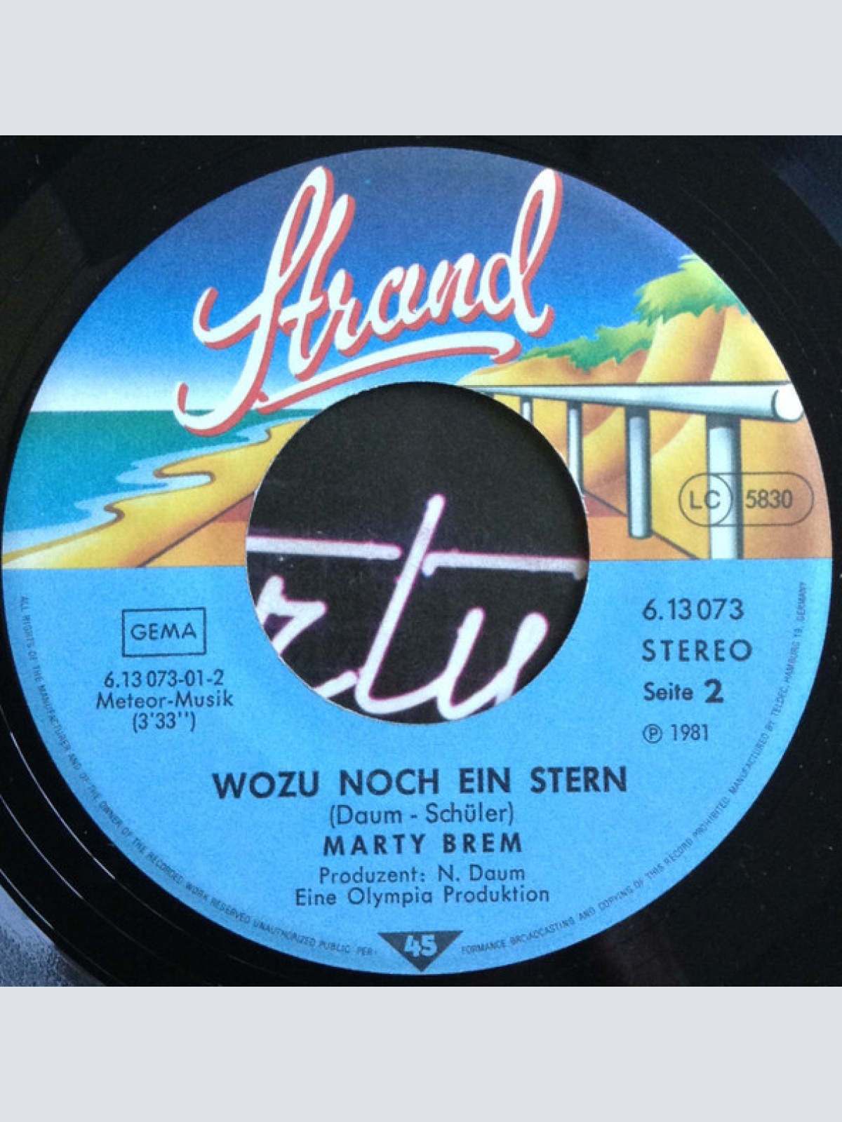 Vinyl / Marty Brem - Wenn Du Da Bist