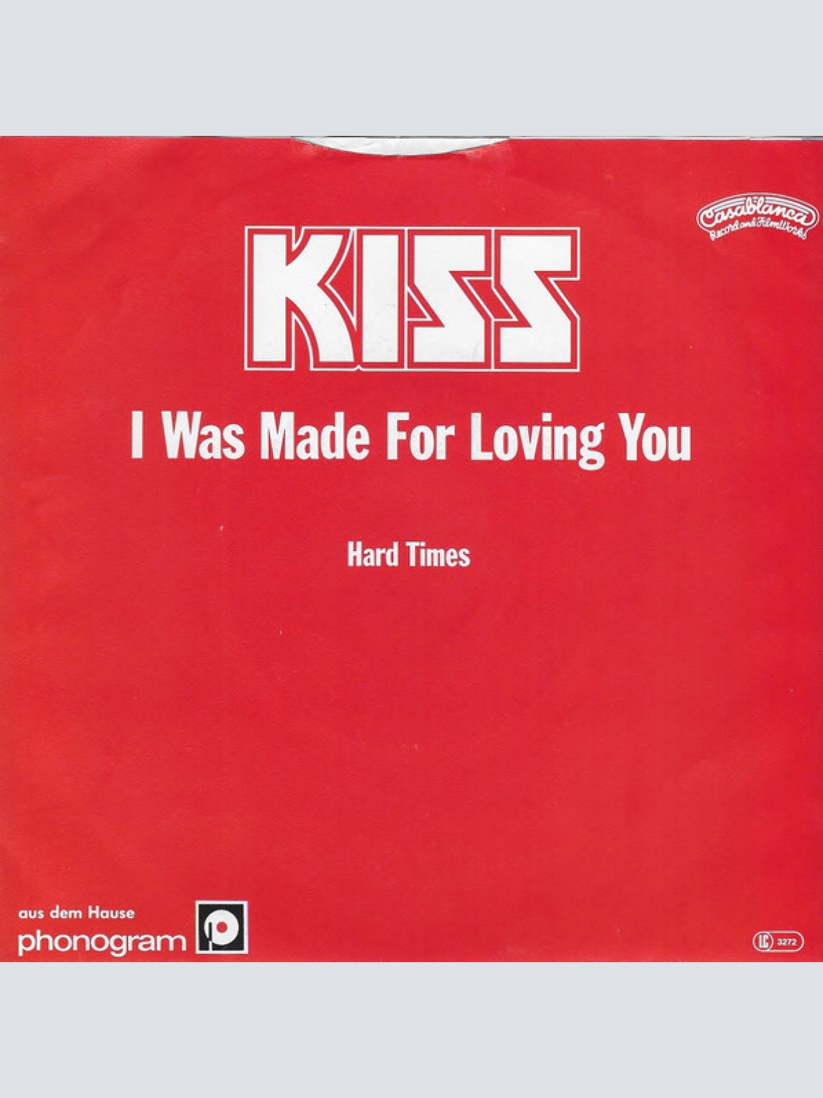 Vinyl / Kiss - I Was Made For Loving You