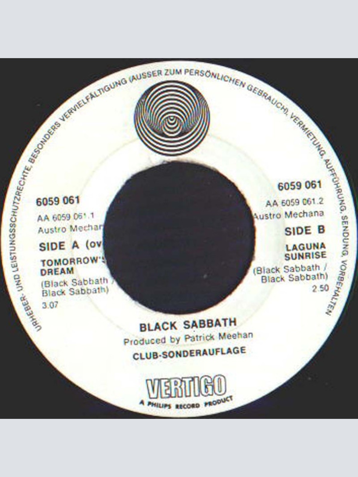 Vinyl / Black Sabbath - Tomorrow's Dream