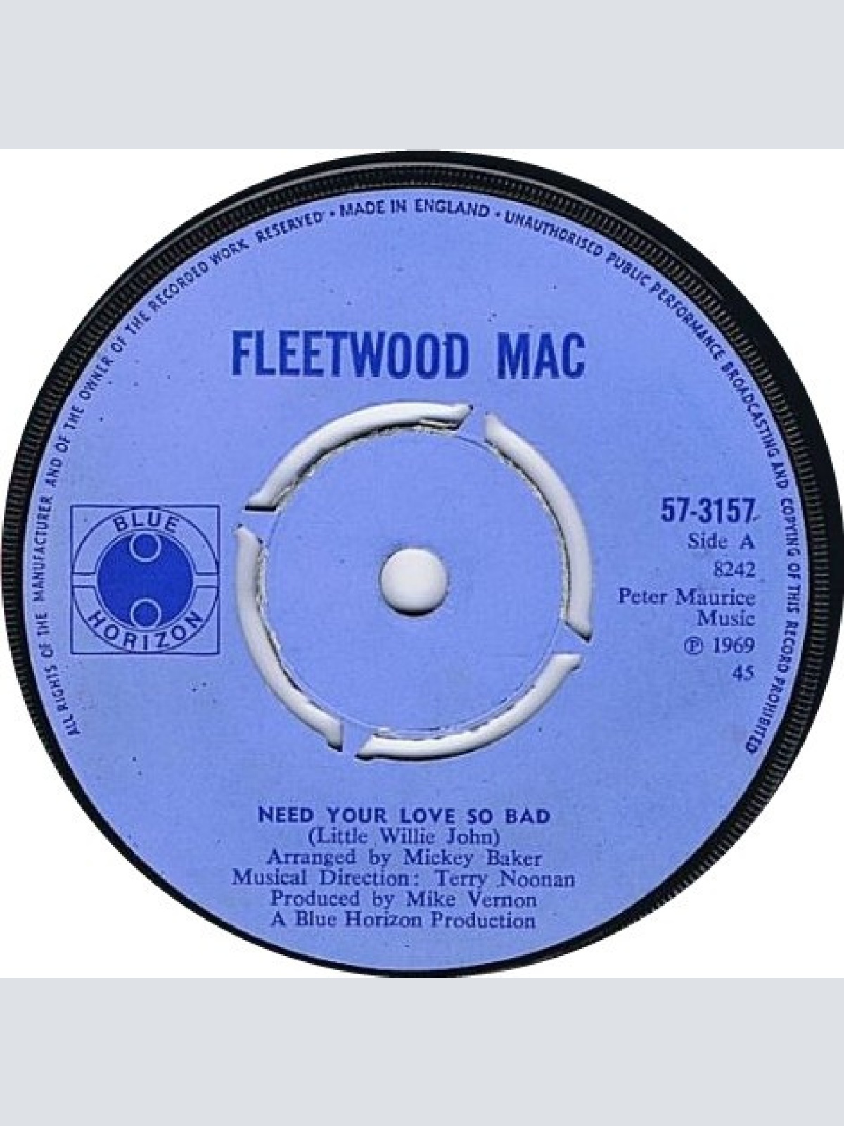 Vinyl / Fleetwood Mac - Need Your Love So Bad