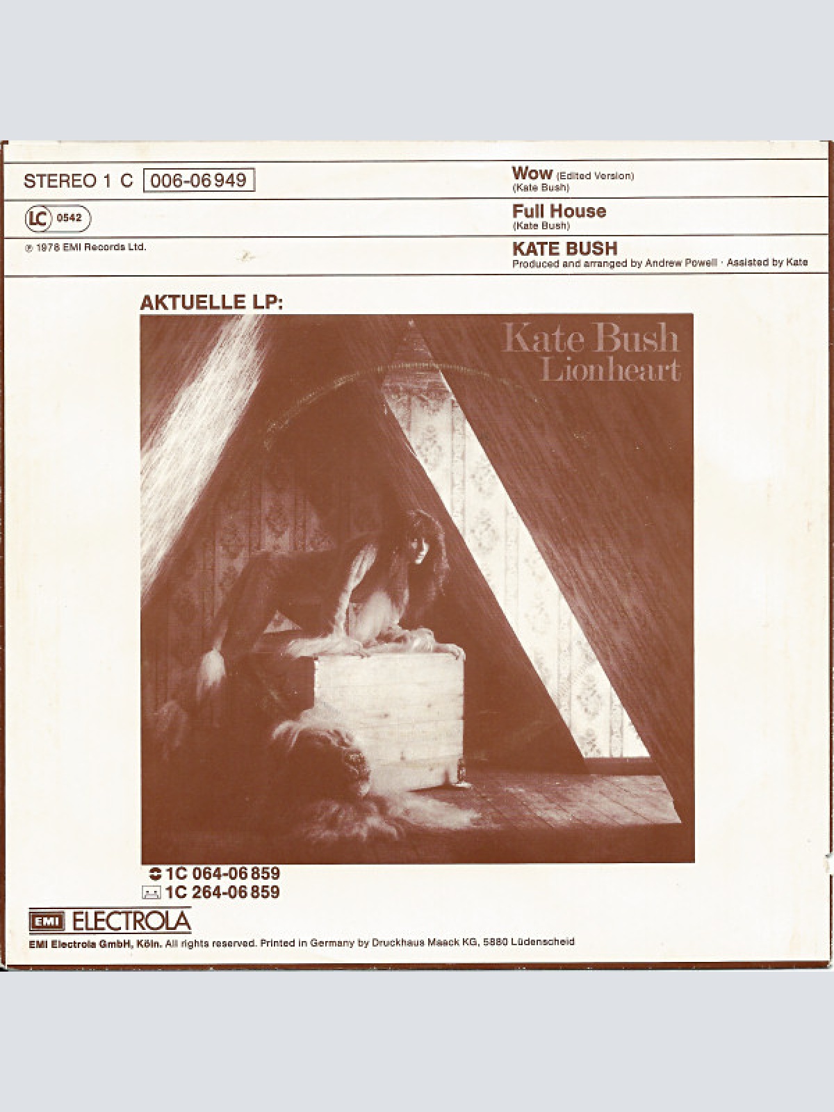 Vinyl / Kate Bush - Wow