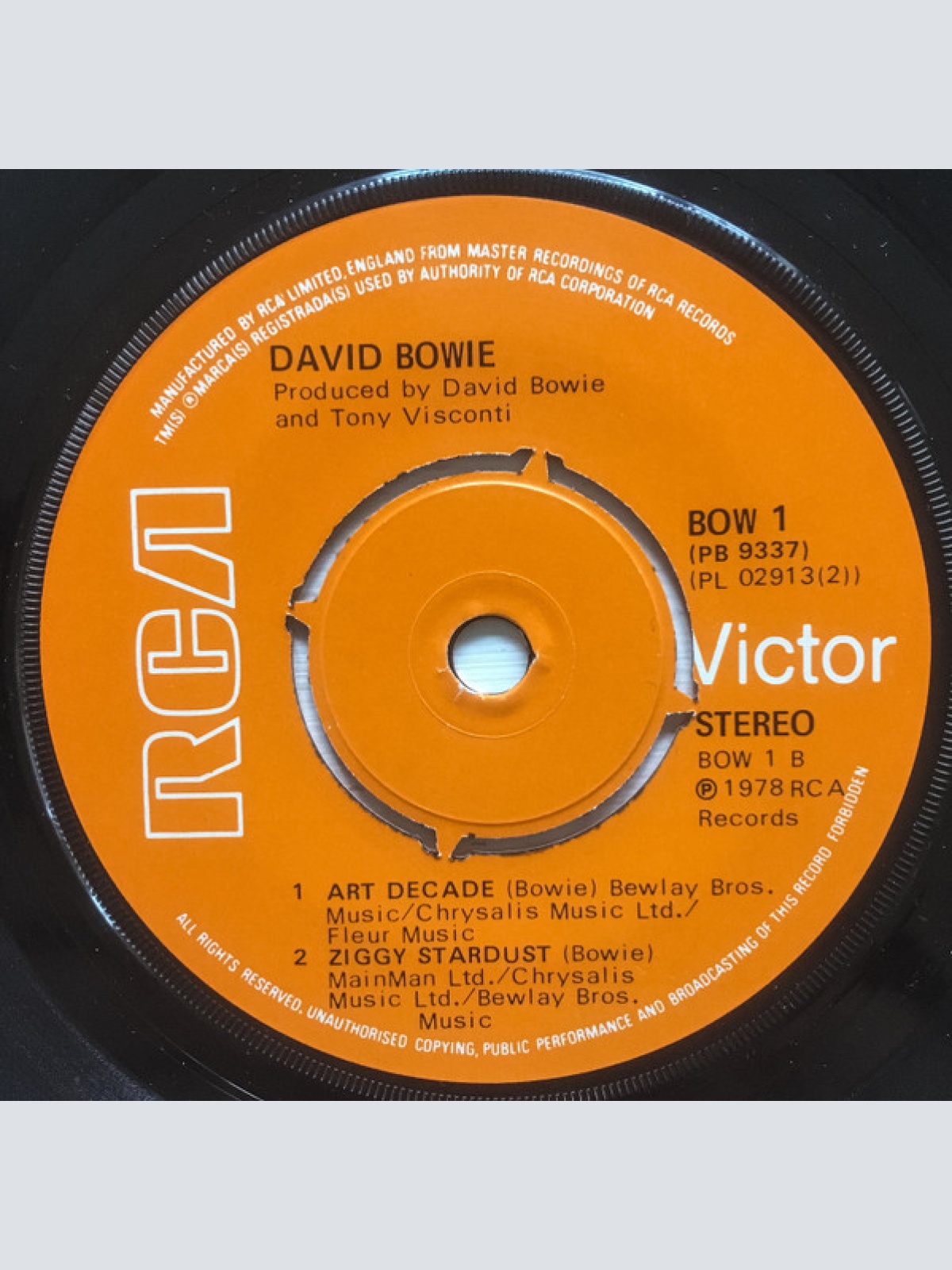 Vinyl / David Bowie - Breaking Glass