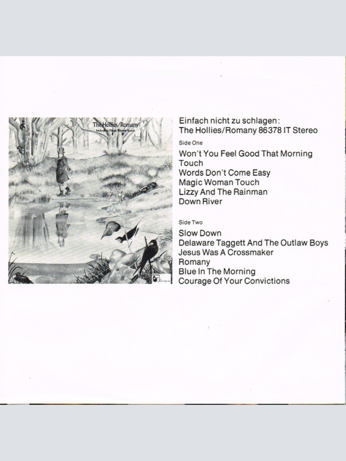 Vinyl / The Hollies - Don't Leave The Child Alone / Blue In The Morning