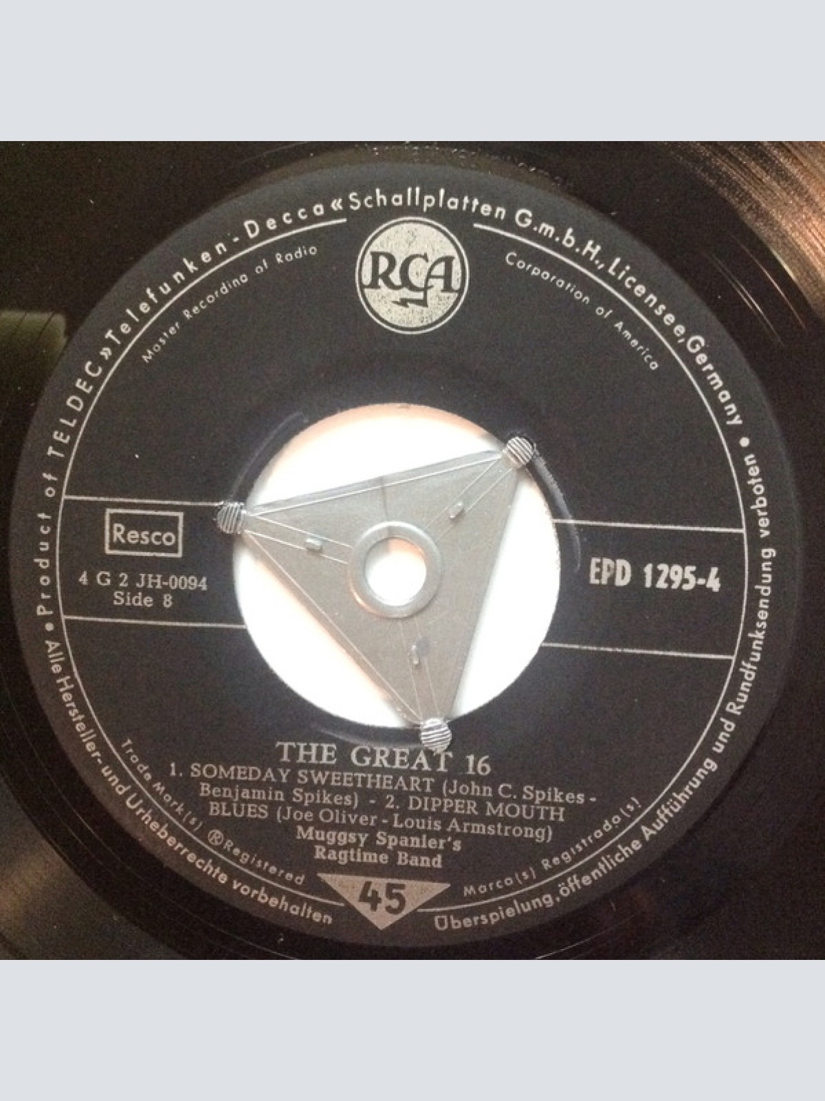 Vinyl / Muggsy Spanier's Ragtime Band - The Great 16! Part 4