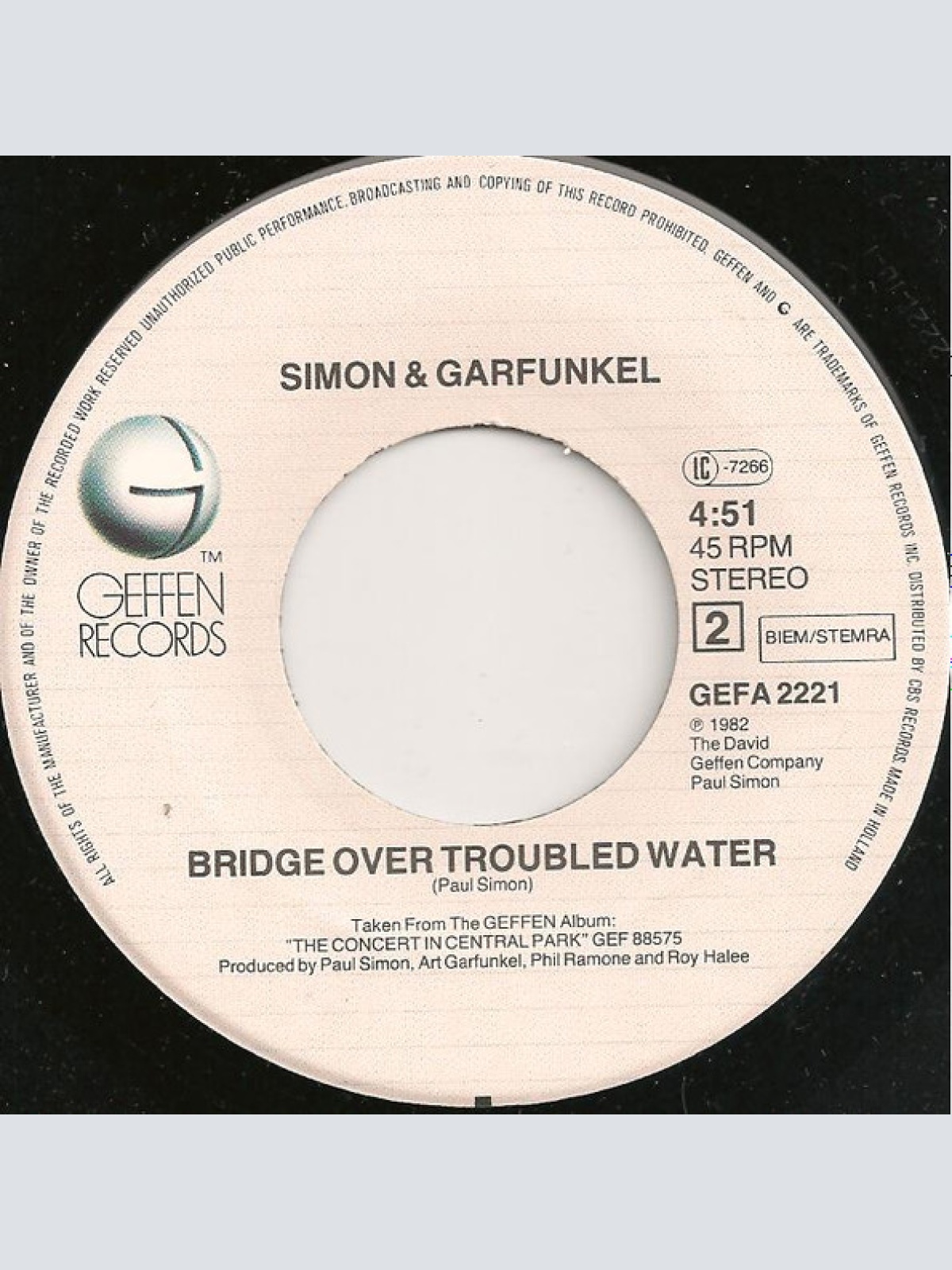 Vinyl / Simon & Garfunkel - Mrs. Robinson / Bridge Over Troubled Water