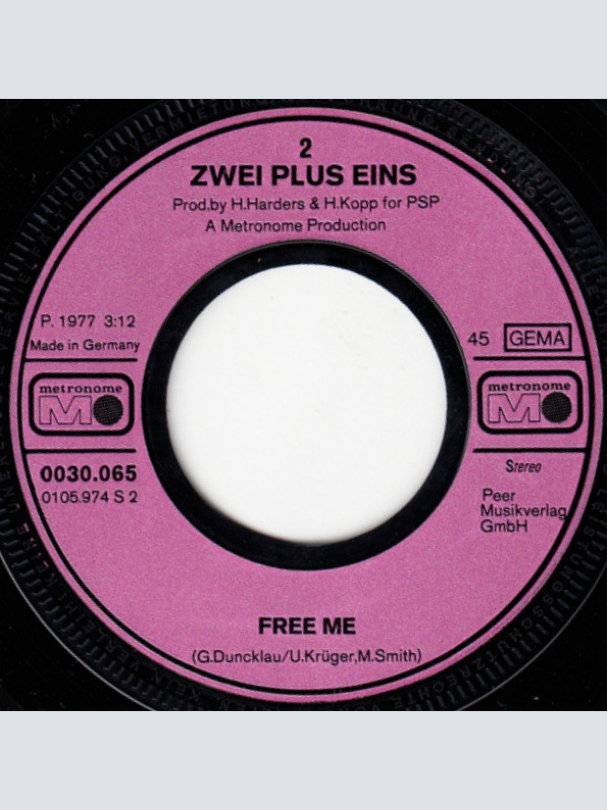 Vinyl / 2 Plus 1 - Ring Me Up