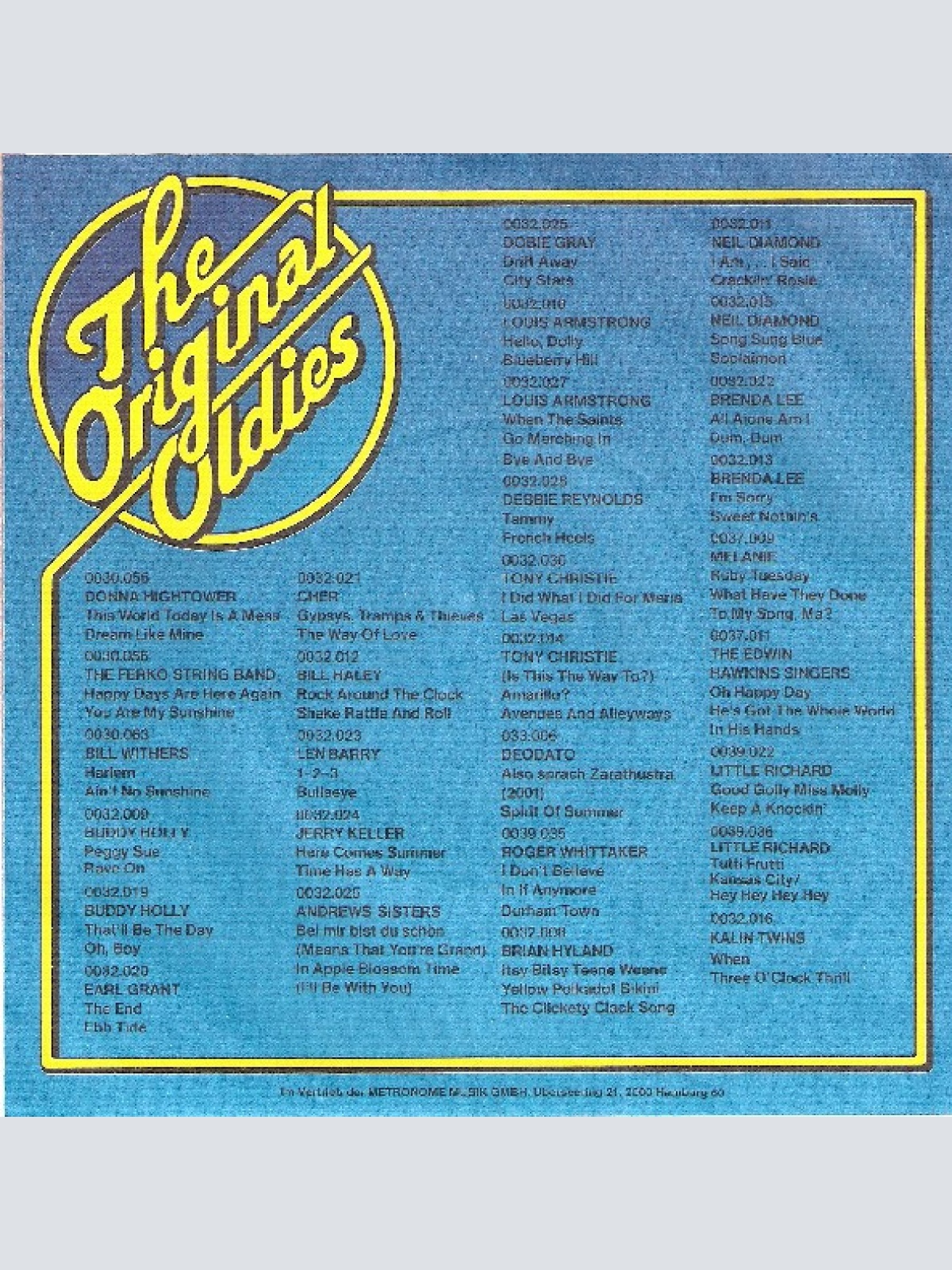 Vinyl / Earl Grant - The End