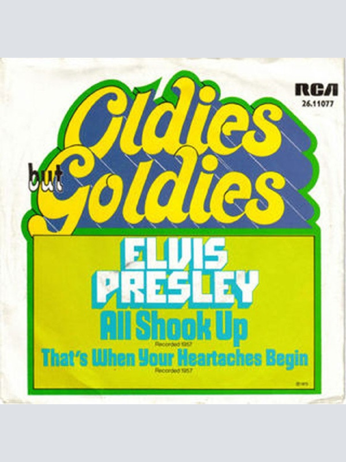 Vinyl / Elvis Presley With The Jordanaires - All Shook Up