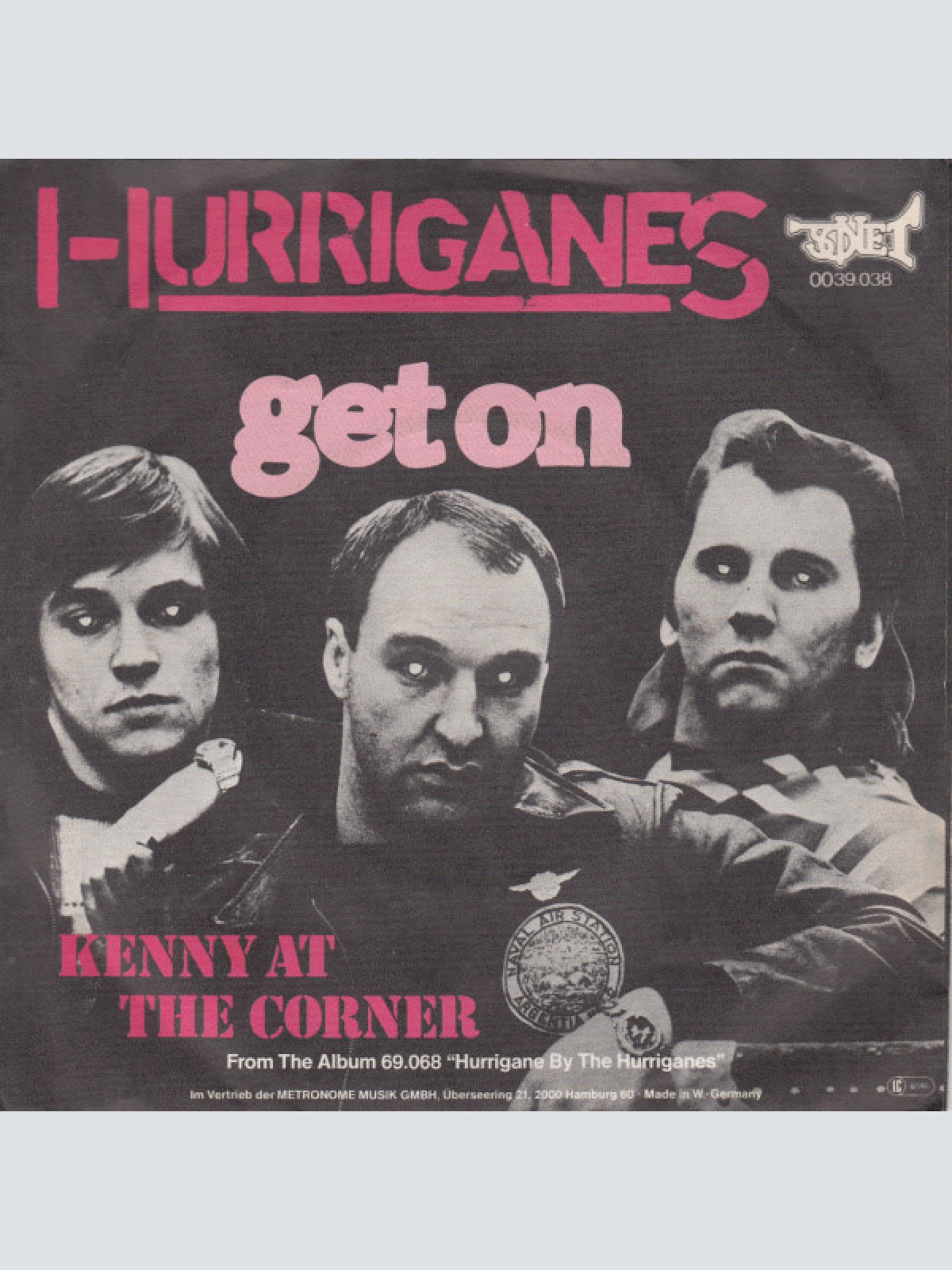 Vinyl / Hurriganes - Get On
