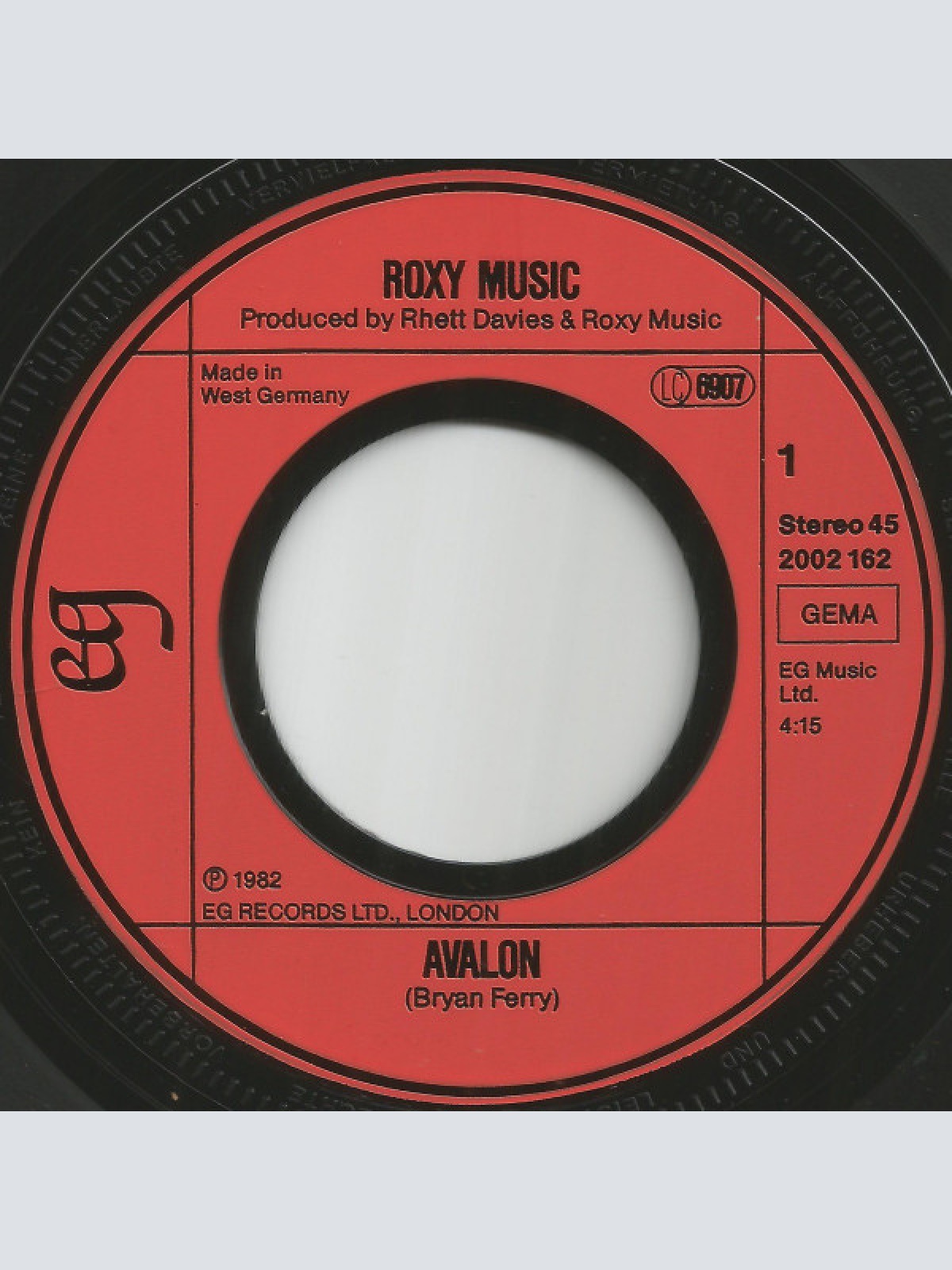 Vinyl / Roxy Music - Avalon