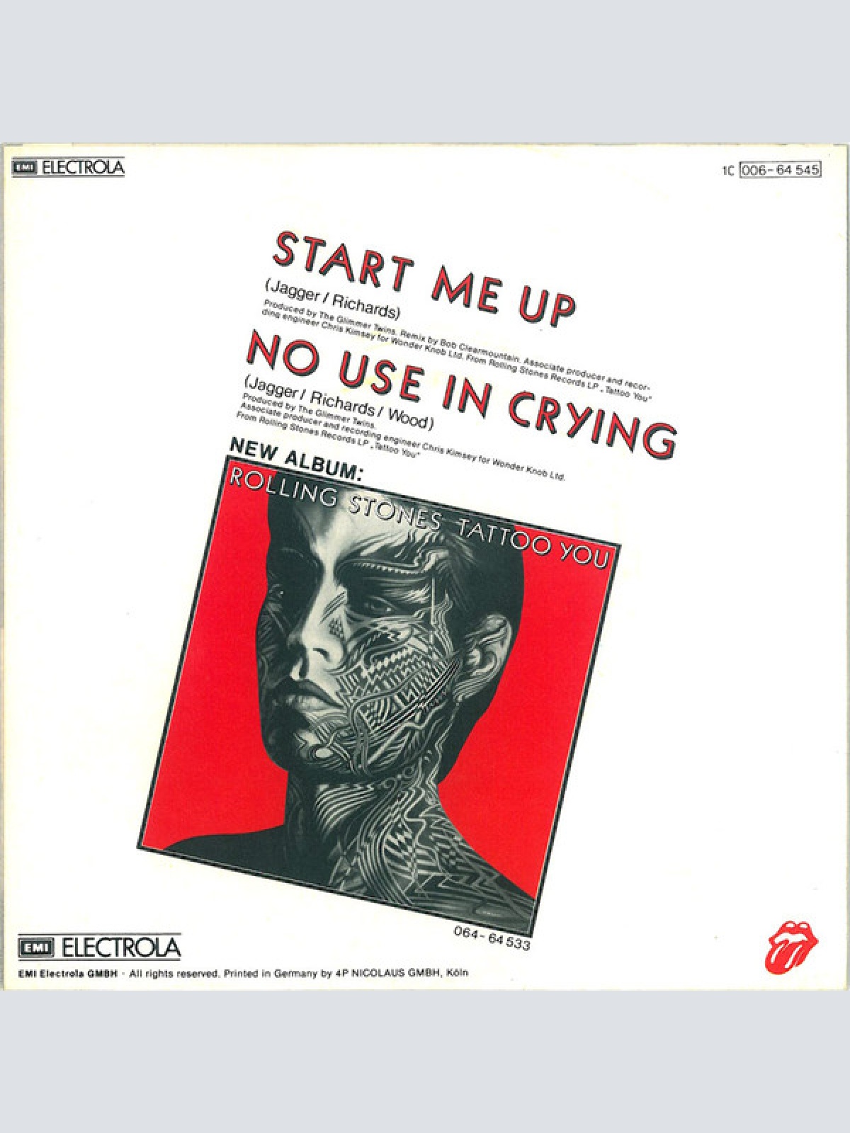 Vinyl / Rolling Stones* - Start Me Up