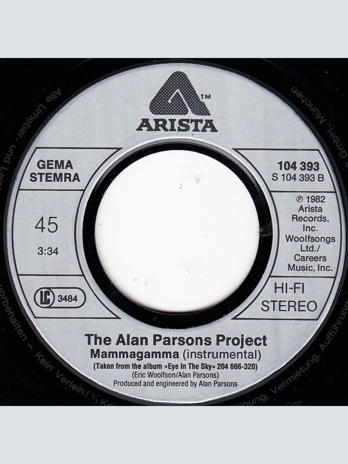 Vinyl / The Alan Parsons Project - Eye In The Sky