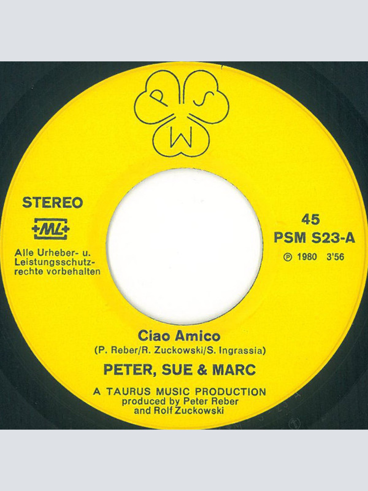 Vinyl / Peter, Sue & Marc - Ciao Amico