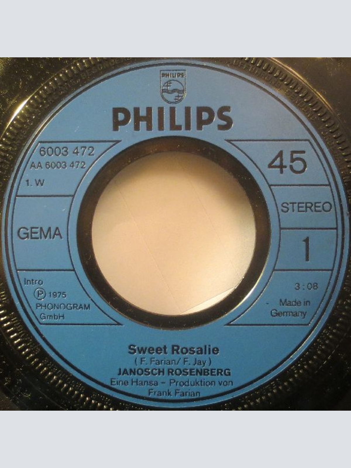Vinyl / Janosch Rosenberg - Sweet Rosalie