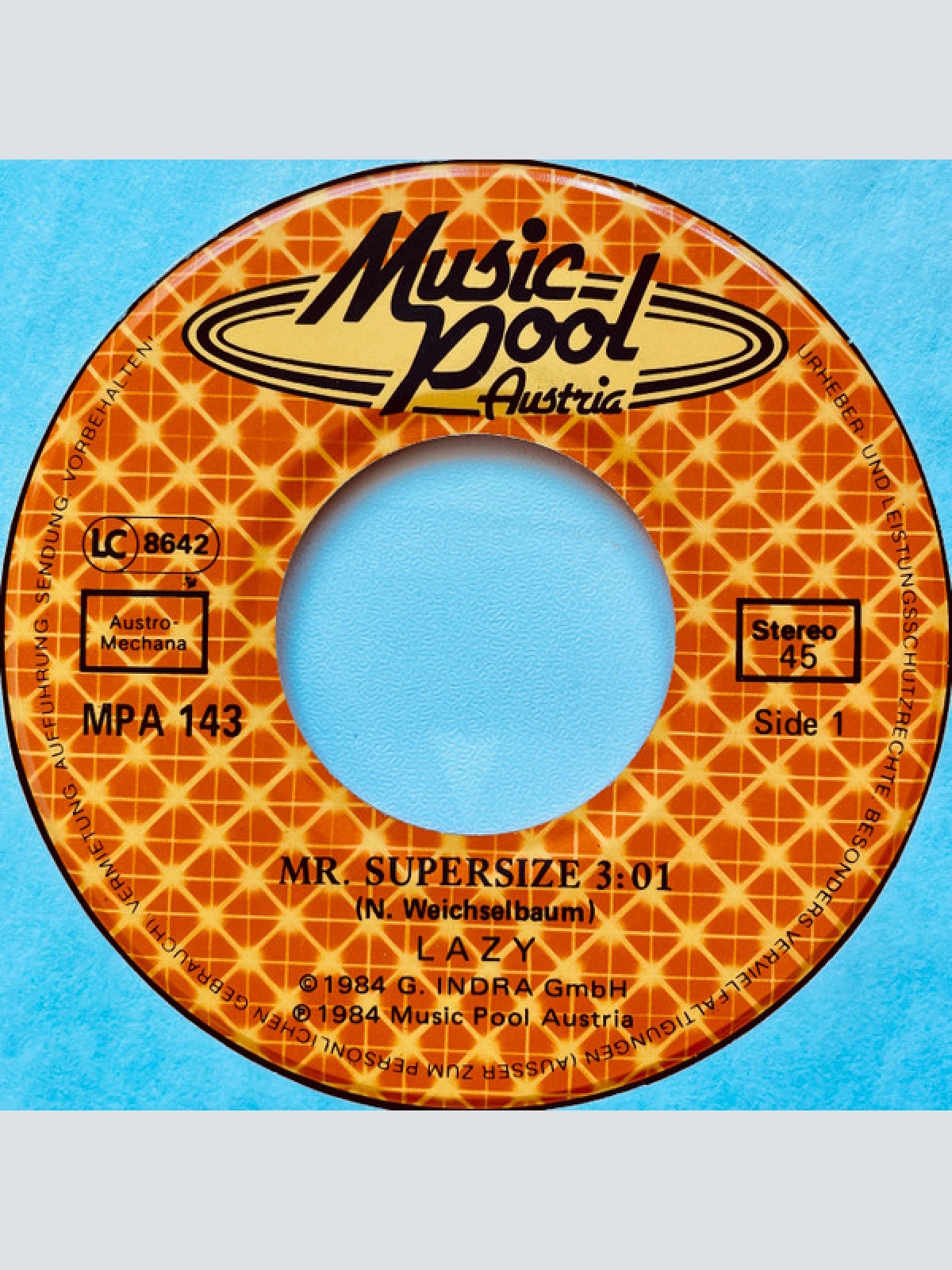 Vinyl / Lazy (45) - Mr. Supersize