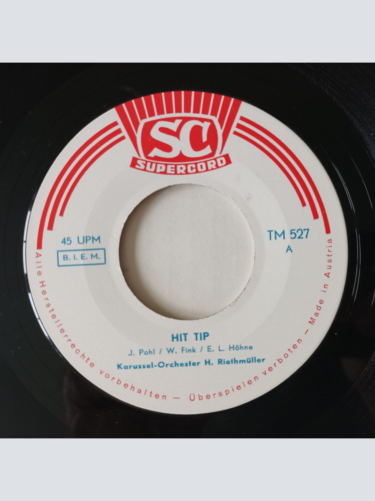 Vinyl / Karussel-Orchester Heinrich Riethmüller - Karussel-Orchester Heinrich Riethmüller