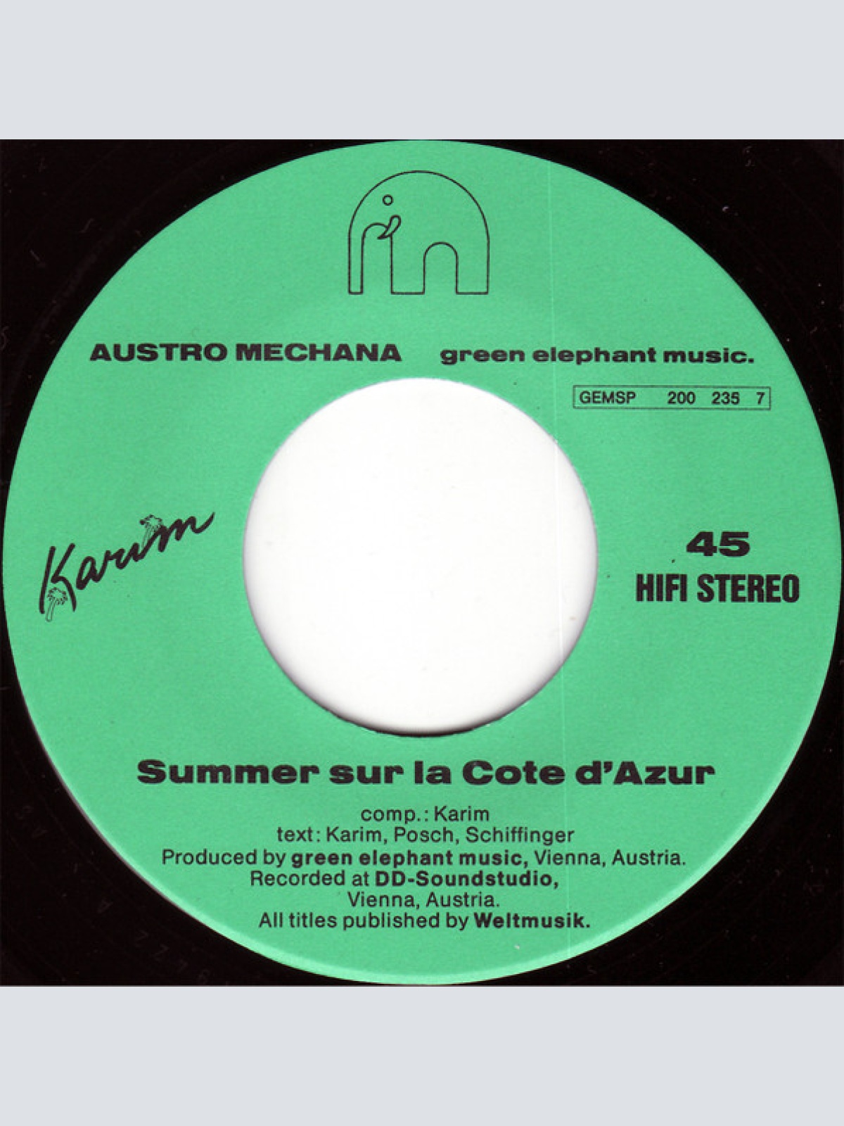 Vinyl / Karim (27) - Summer Sur La Côte d’Azur