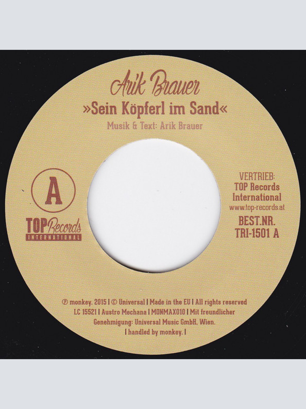 Vinyl / Arik Brauer - Sein Köpferl Im Sand / Sie Hab`n A Haus Baut