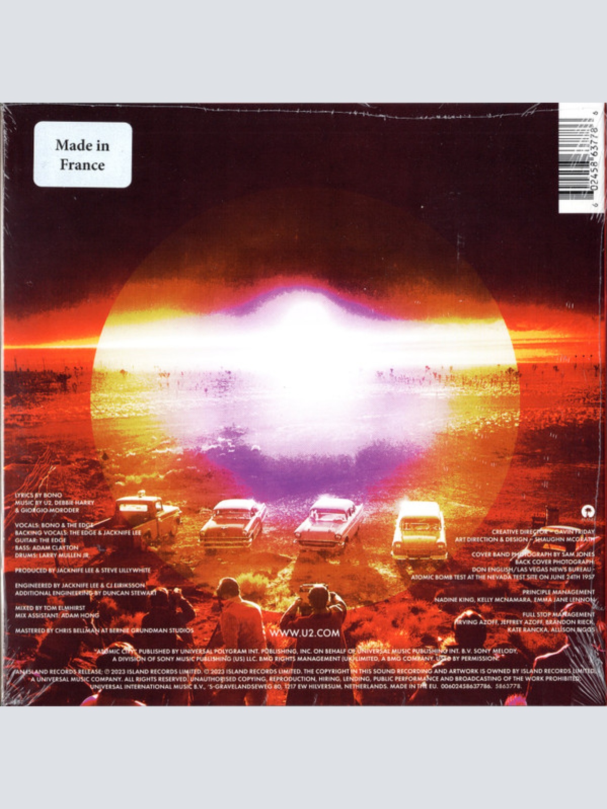 Vinyl / U2 - Atomic City