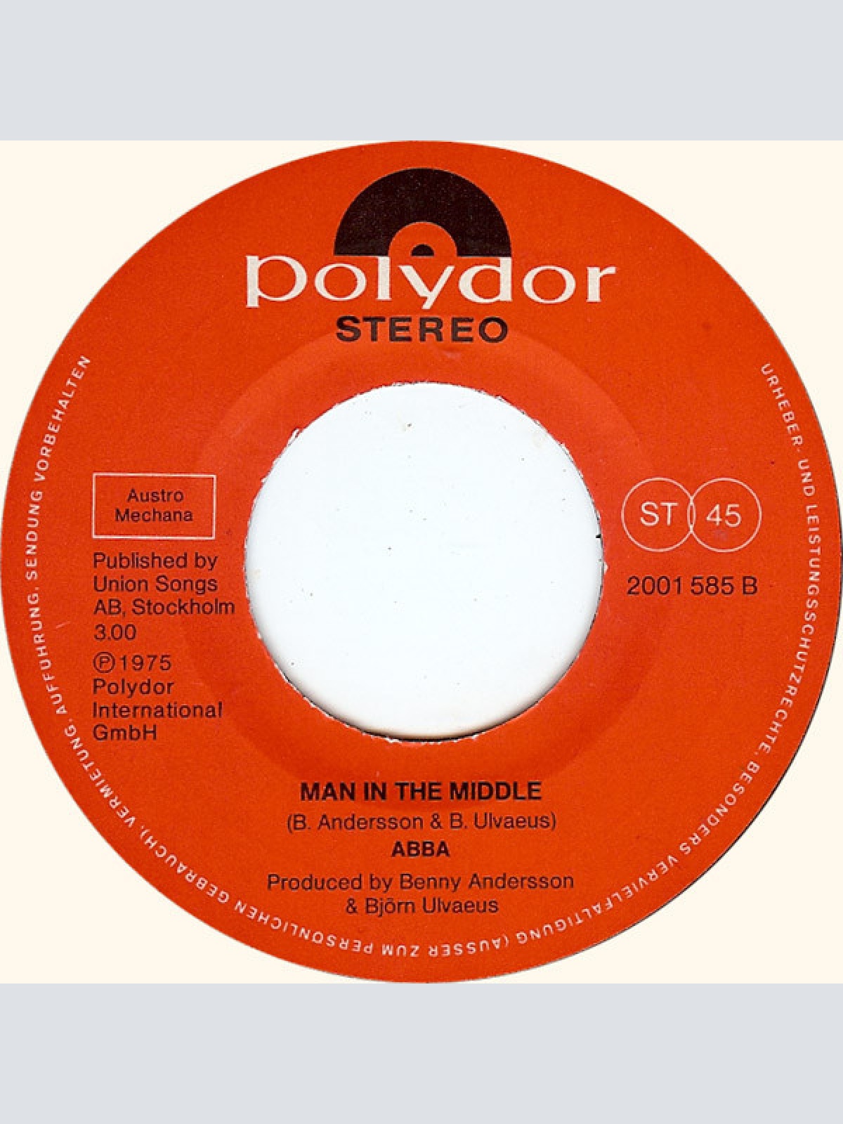 Vinyl / ABBA - S.O.S.