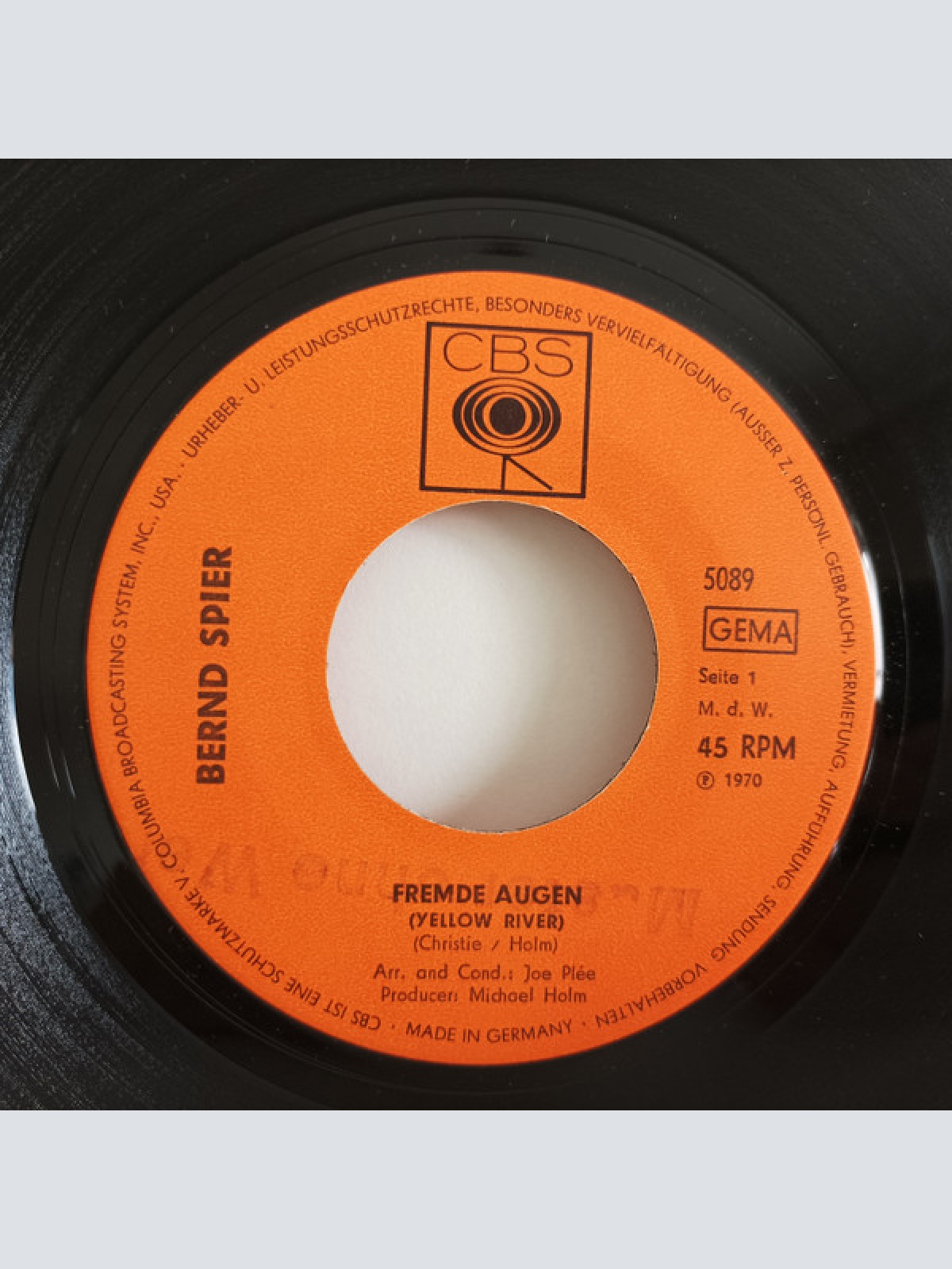 Vinyl / Bernd Spier - Fremde Augen