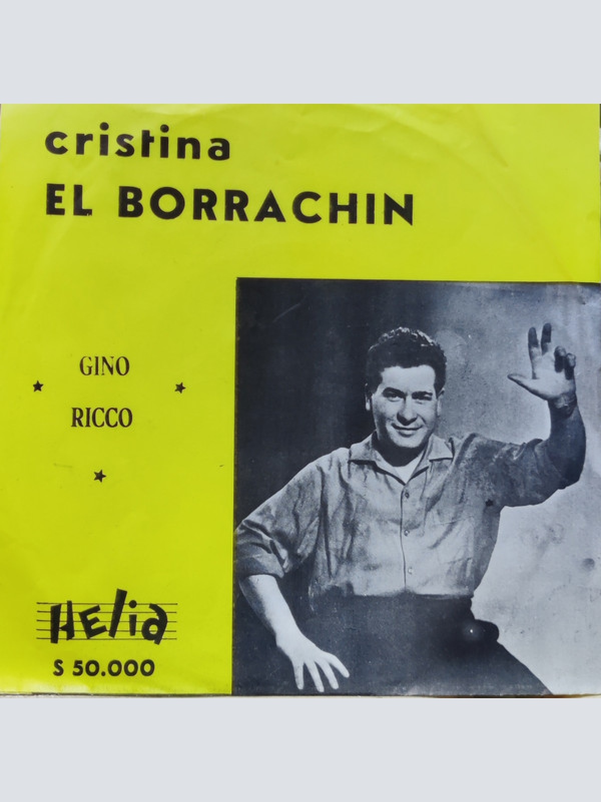 Vinyl / Gino Ricco - El Borrachin